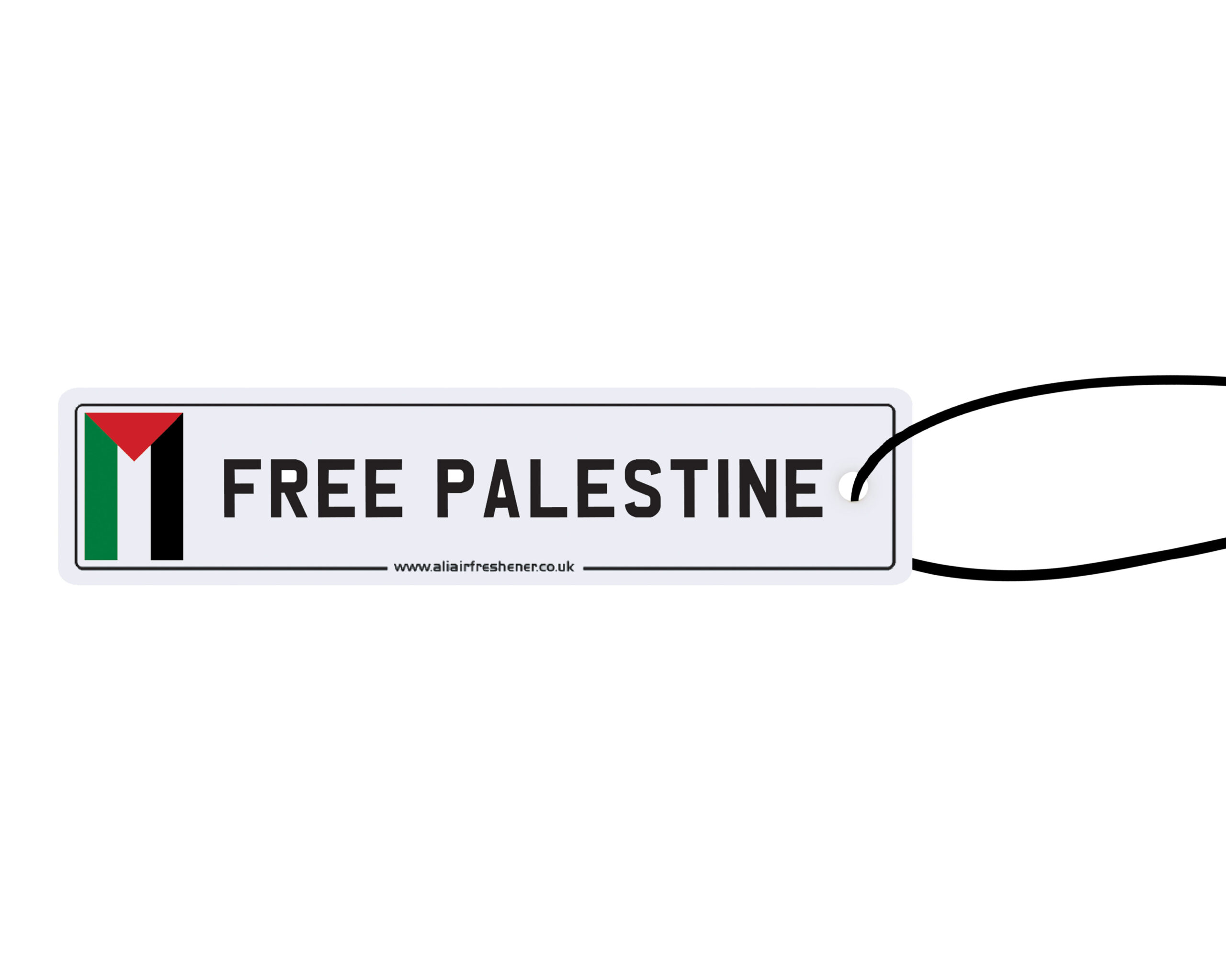 Free Palestine Flag Number Plate