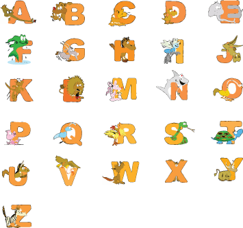 animal alphabet