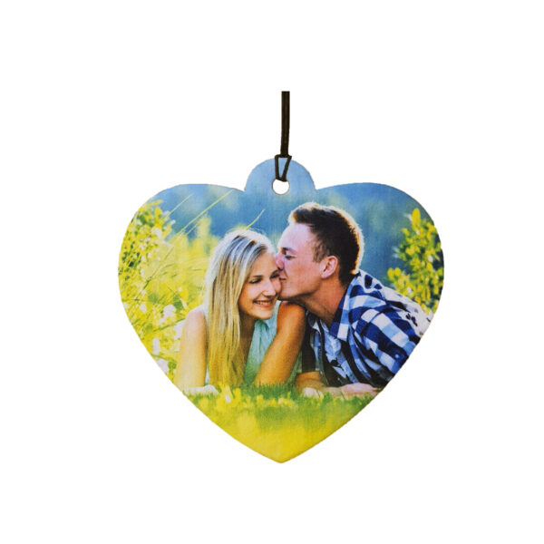 2 Pictures On A Single Heart Air Freshener
