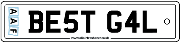 AAF - BEST GAL Number Plate