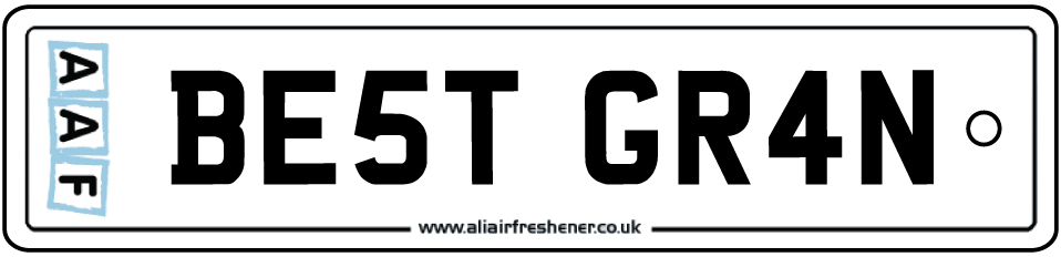 AAF - BEST GRAN Number Plate