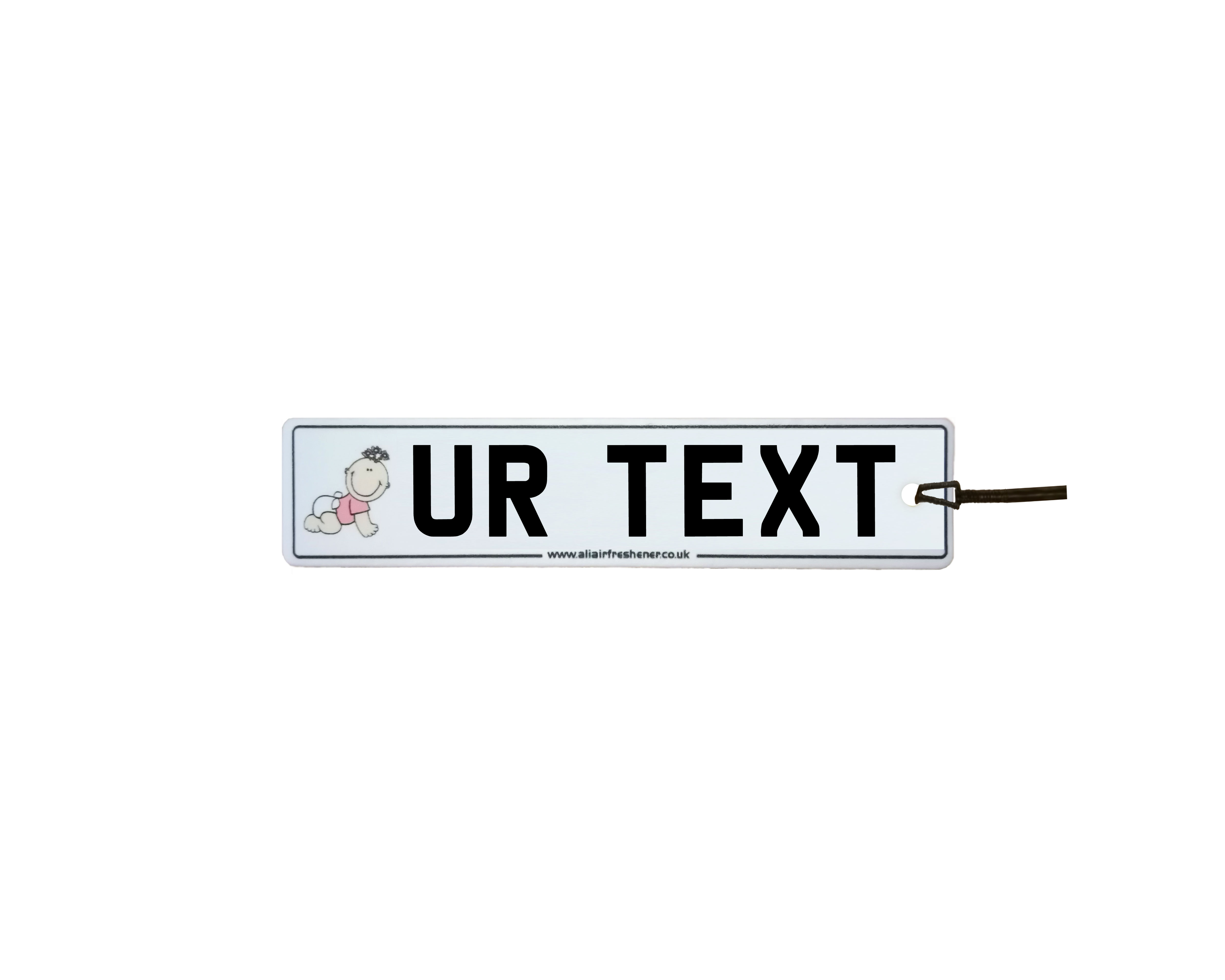 Personalised Baby Girl Number Plate
