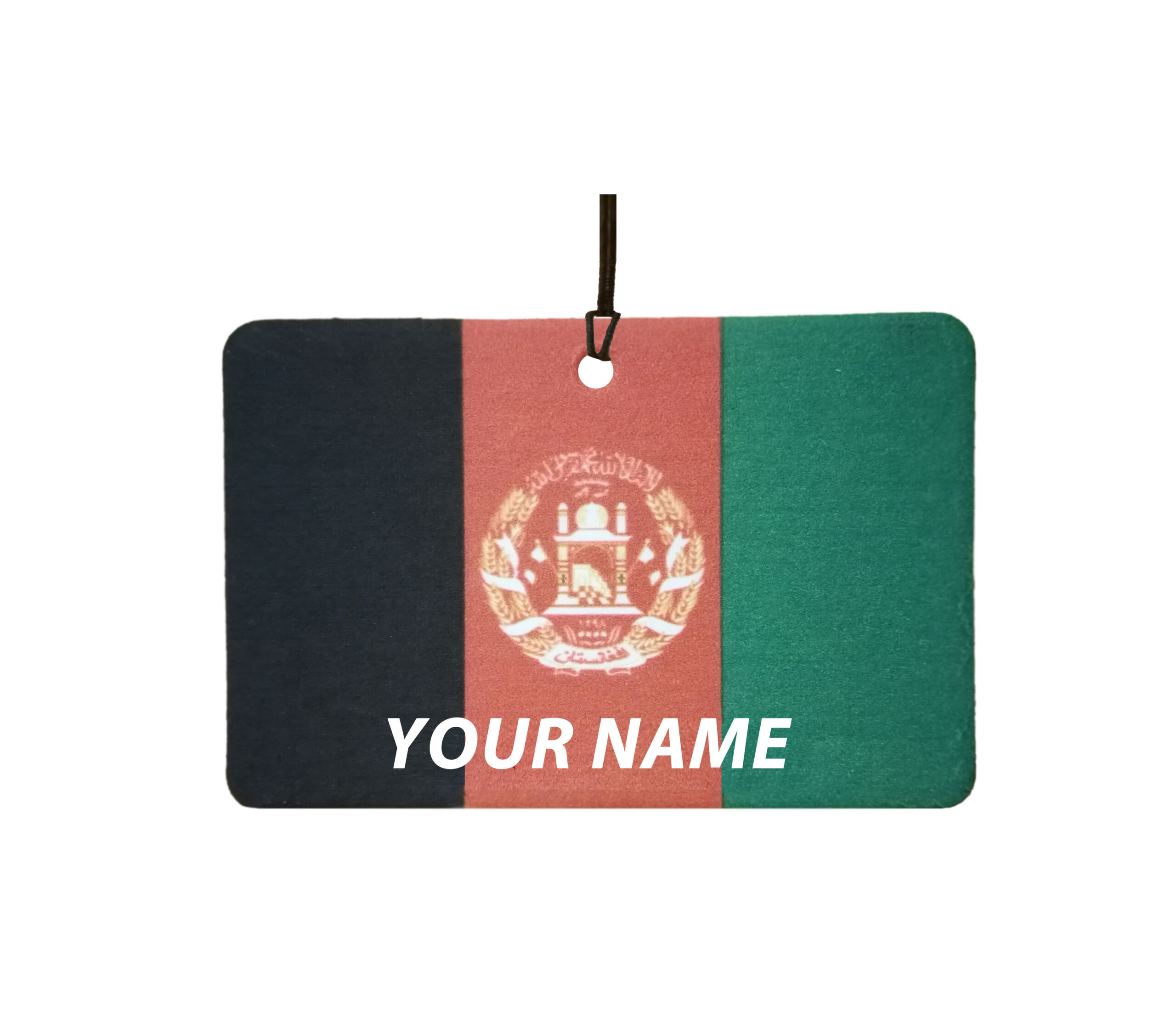Personalised Afghanistan Flag