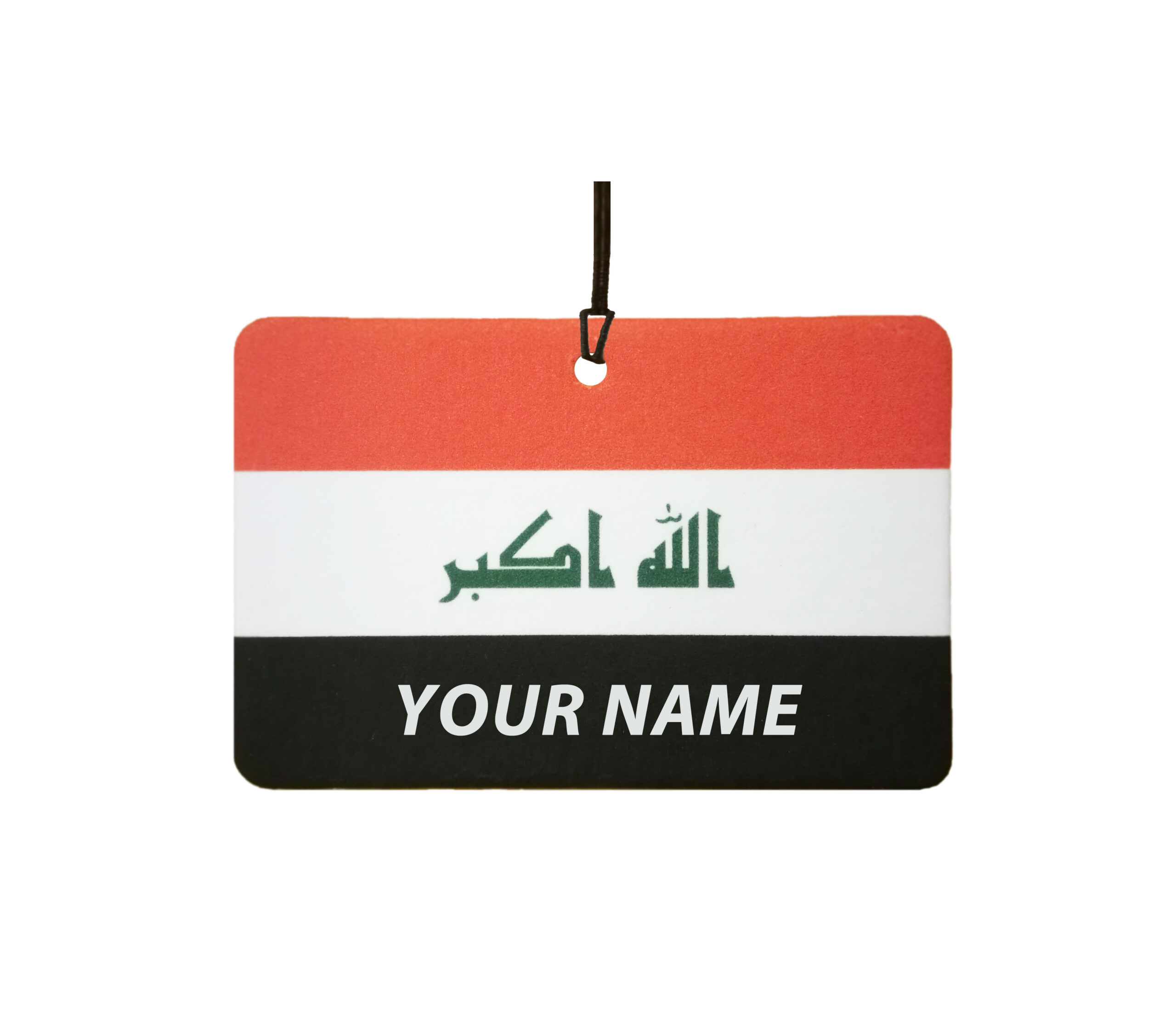 Personalised Iraq Flag