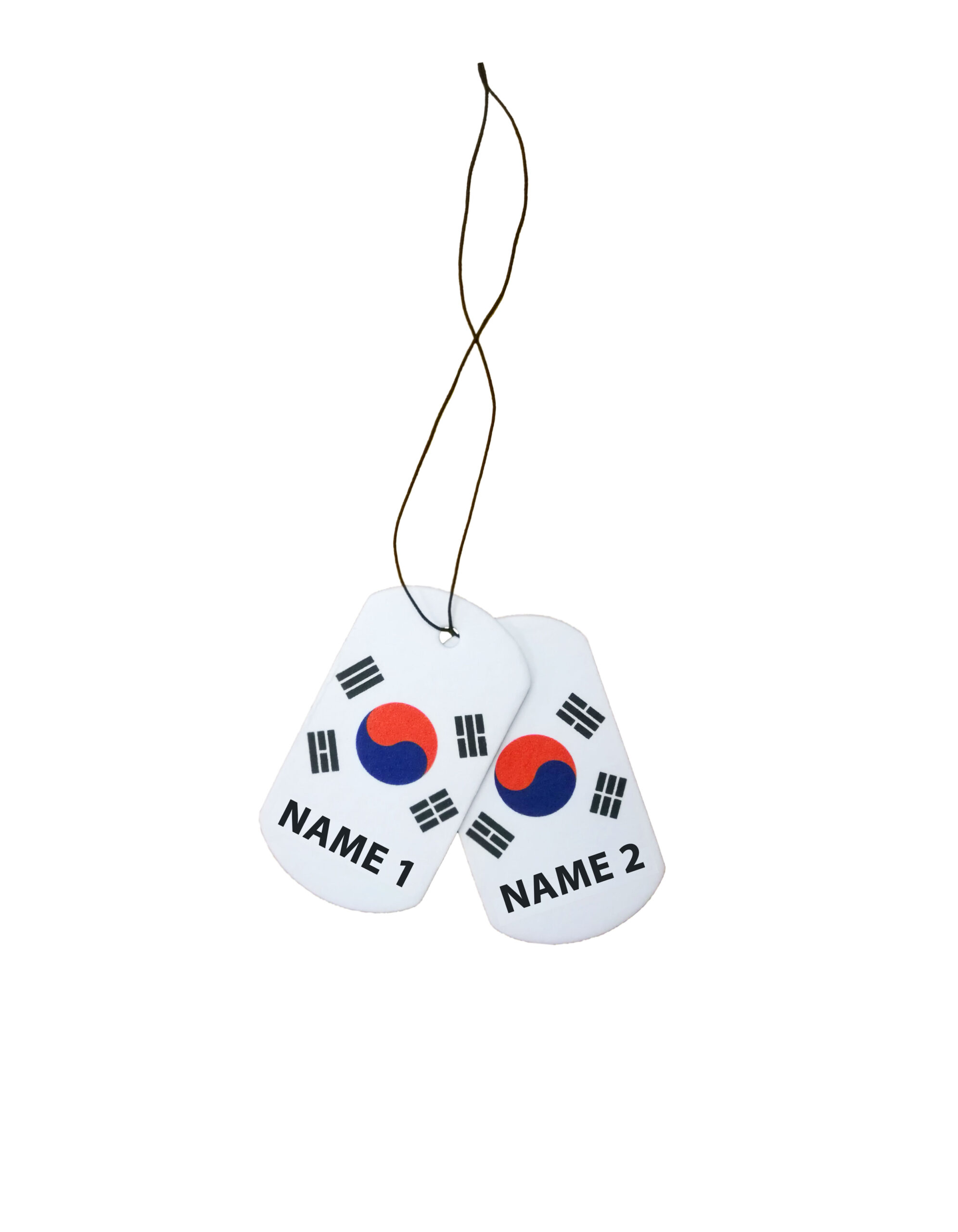 Personalised South Korea Dog Tag