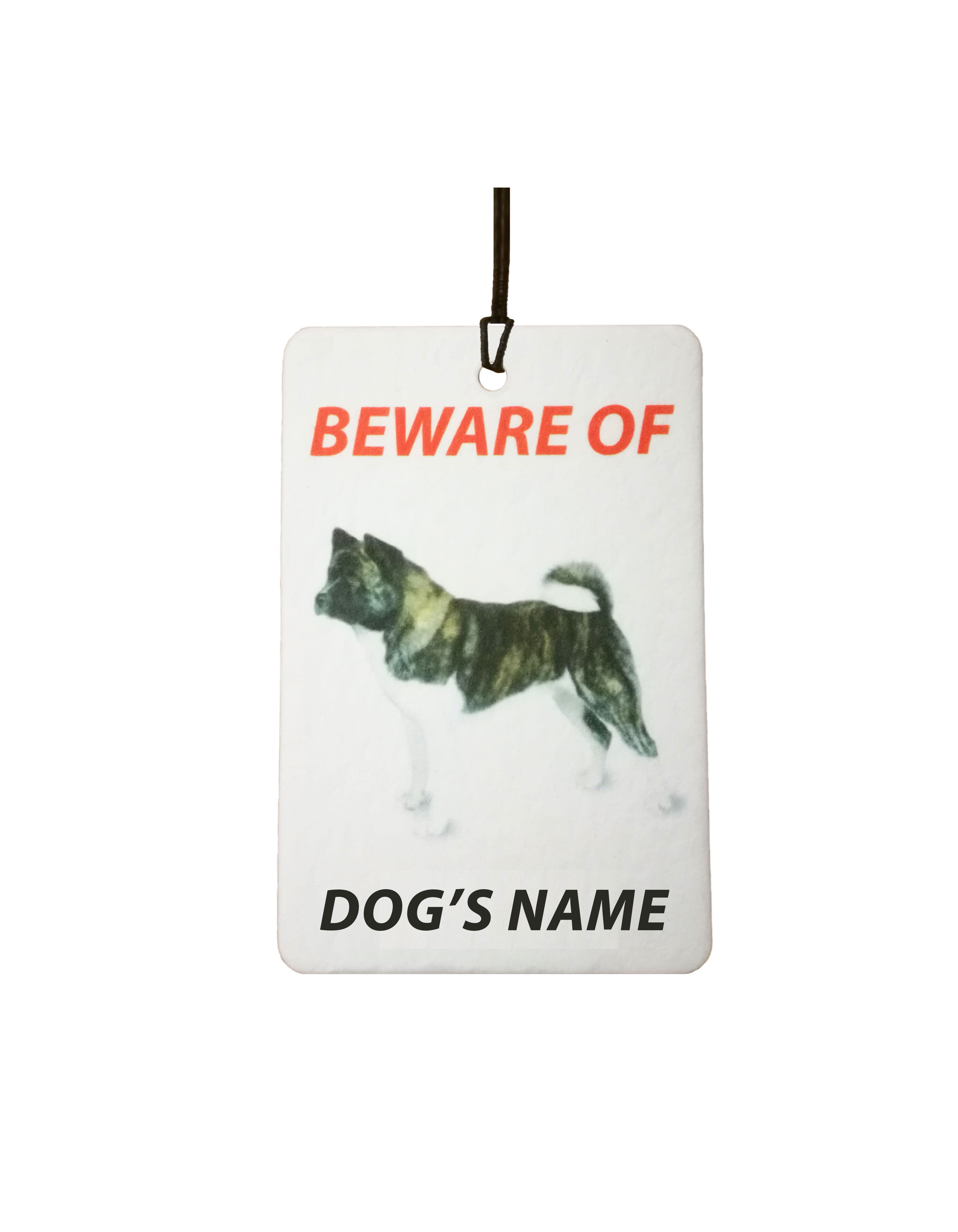 Personalised Dog's Name Akita