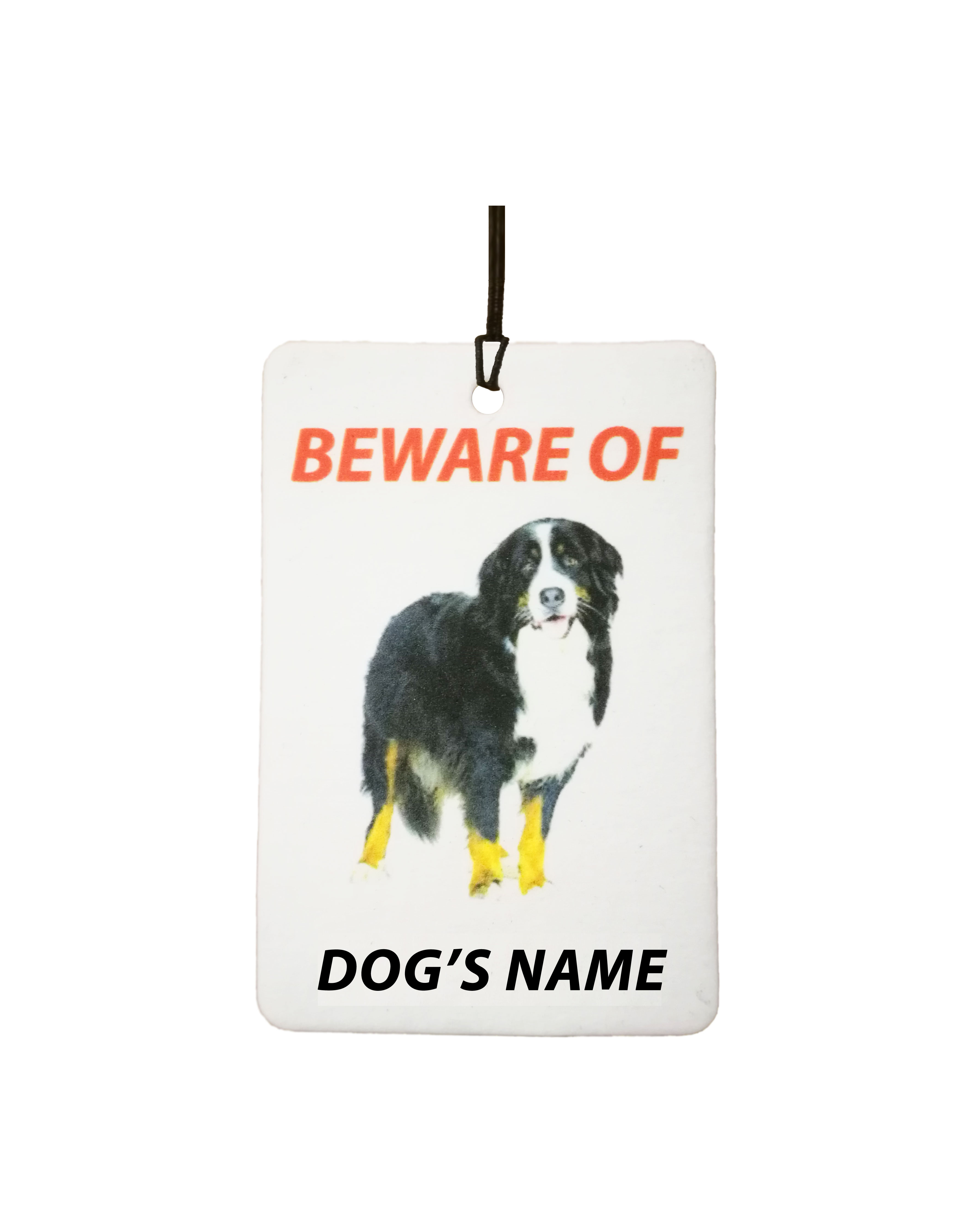 Personalised Dog's Name Bernese Mountain Dog