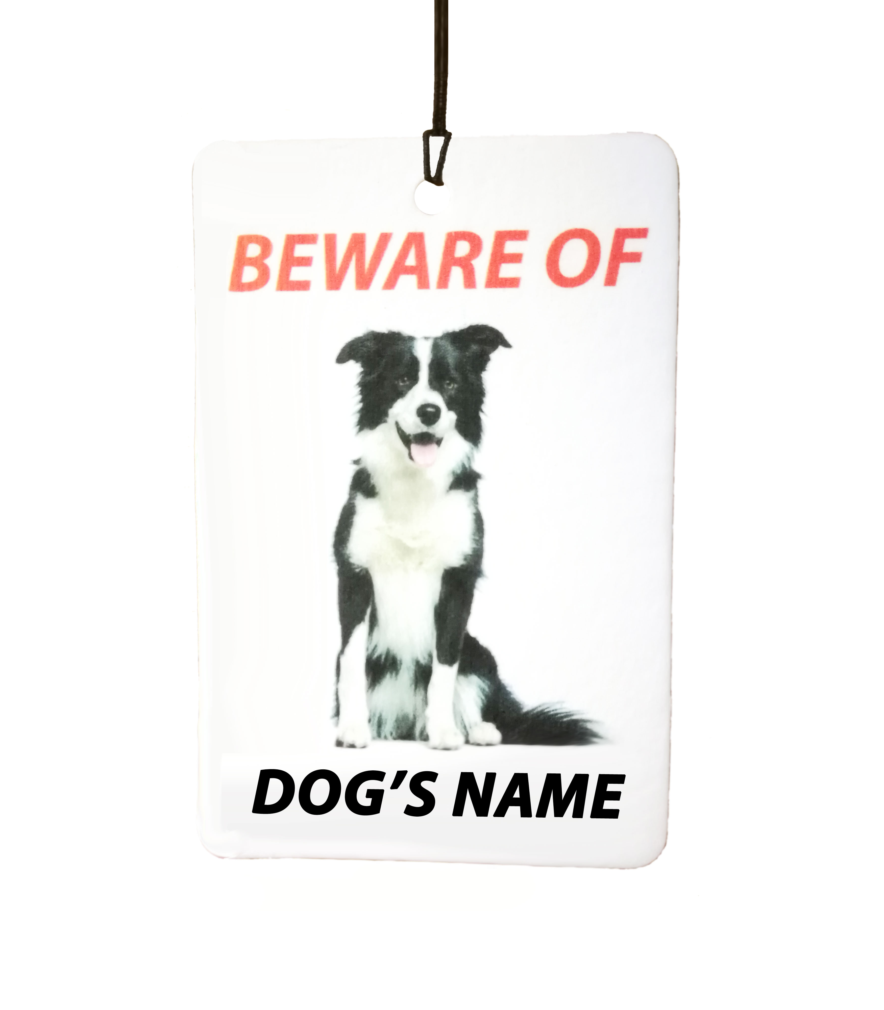 Personalised Dog's Name Border Collie