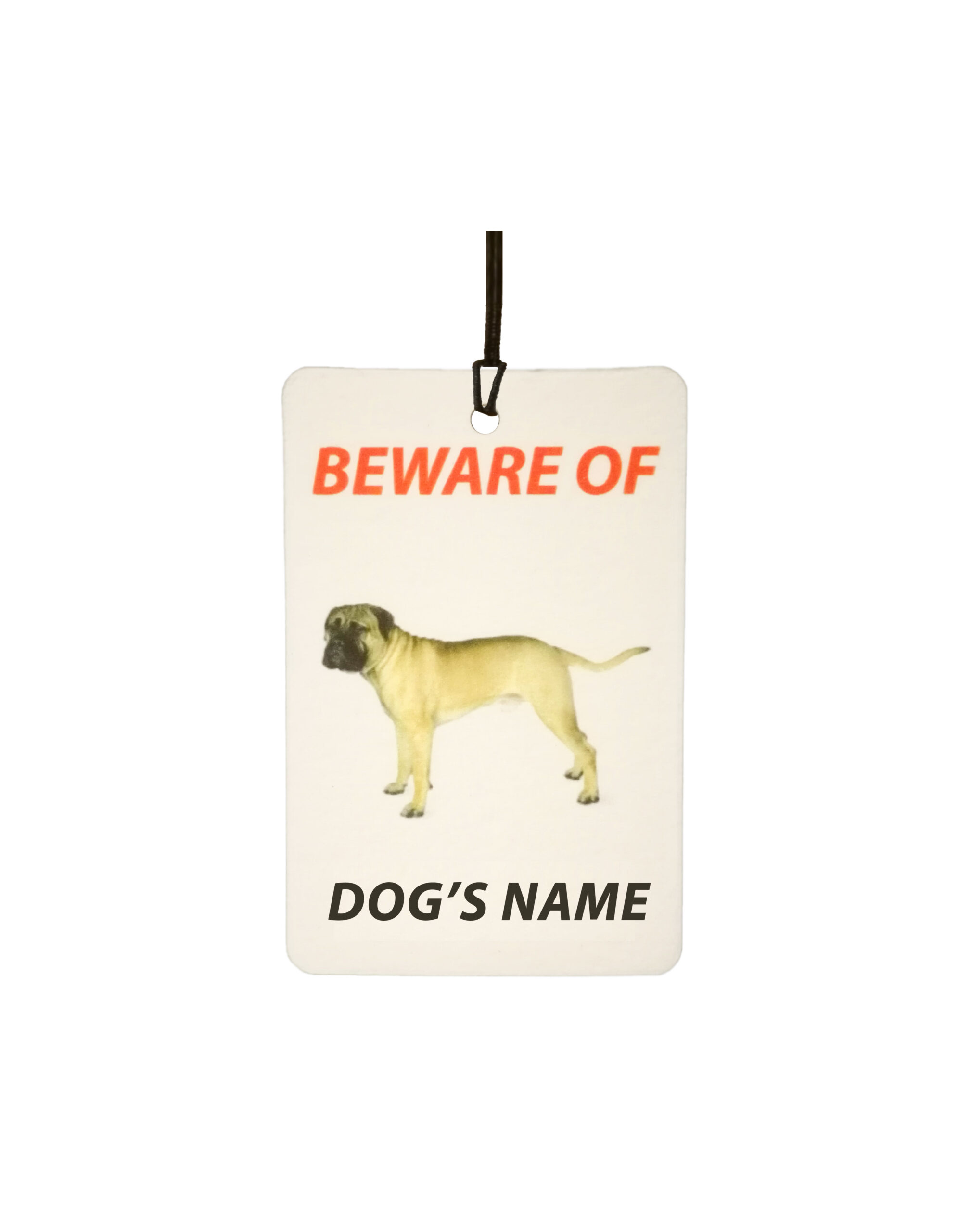 Personalised Dog's Name Bullmastiff