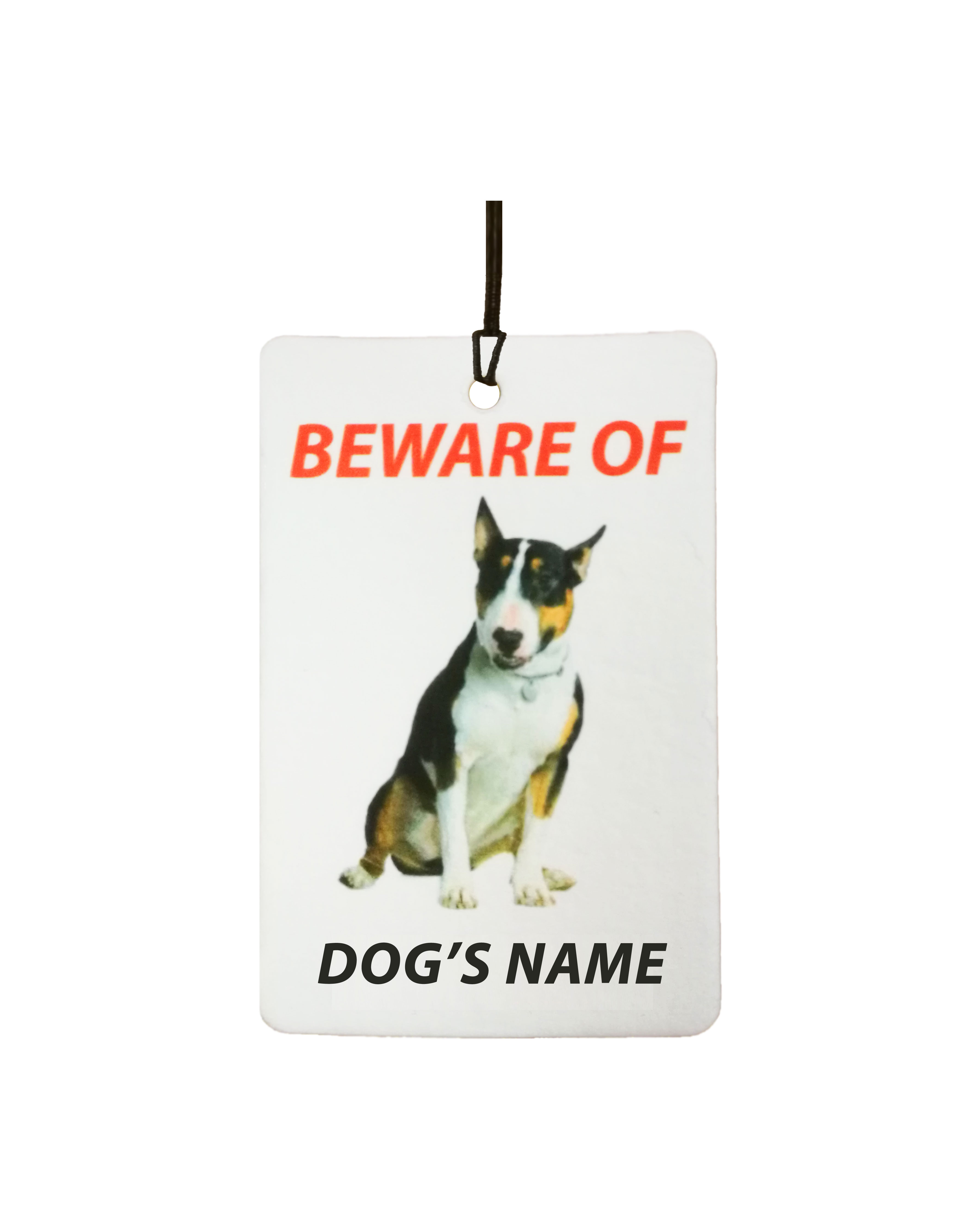 Personalised Dog's Name Bull Terrier