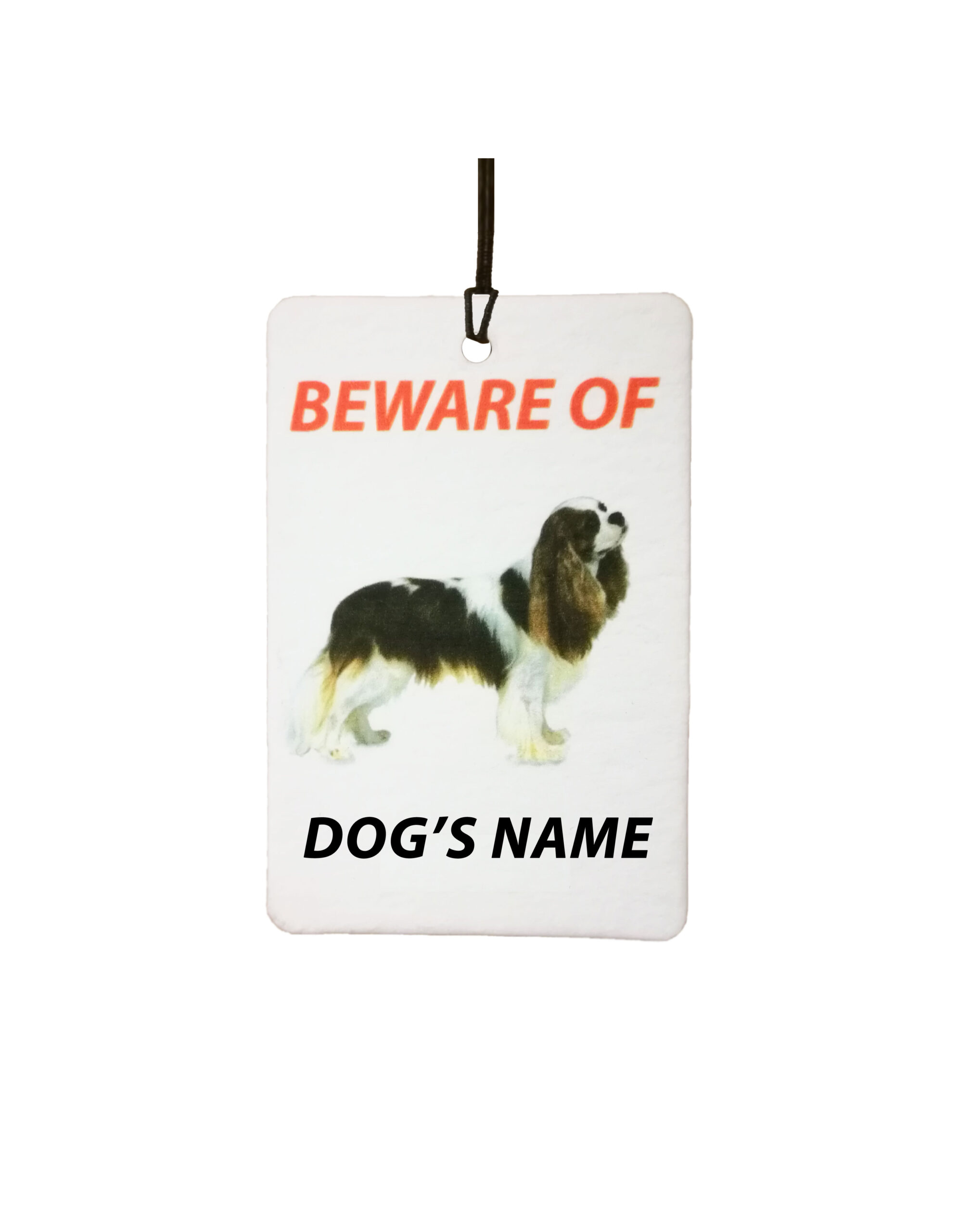 Personalised Dog's Name Cavalier King Charles Spaniel