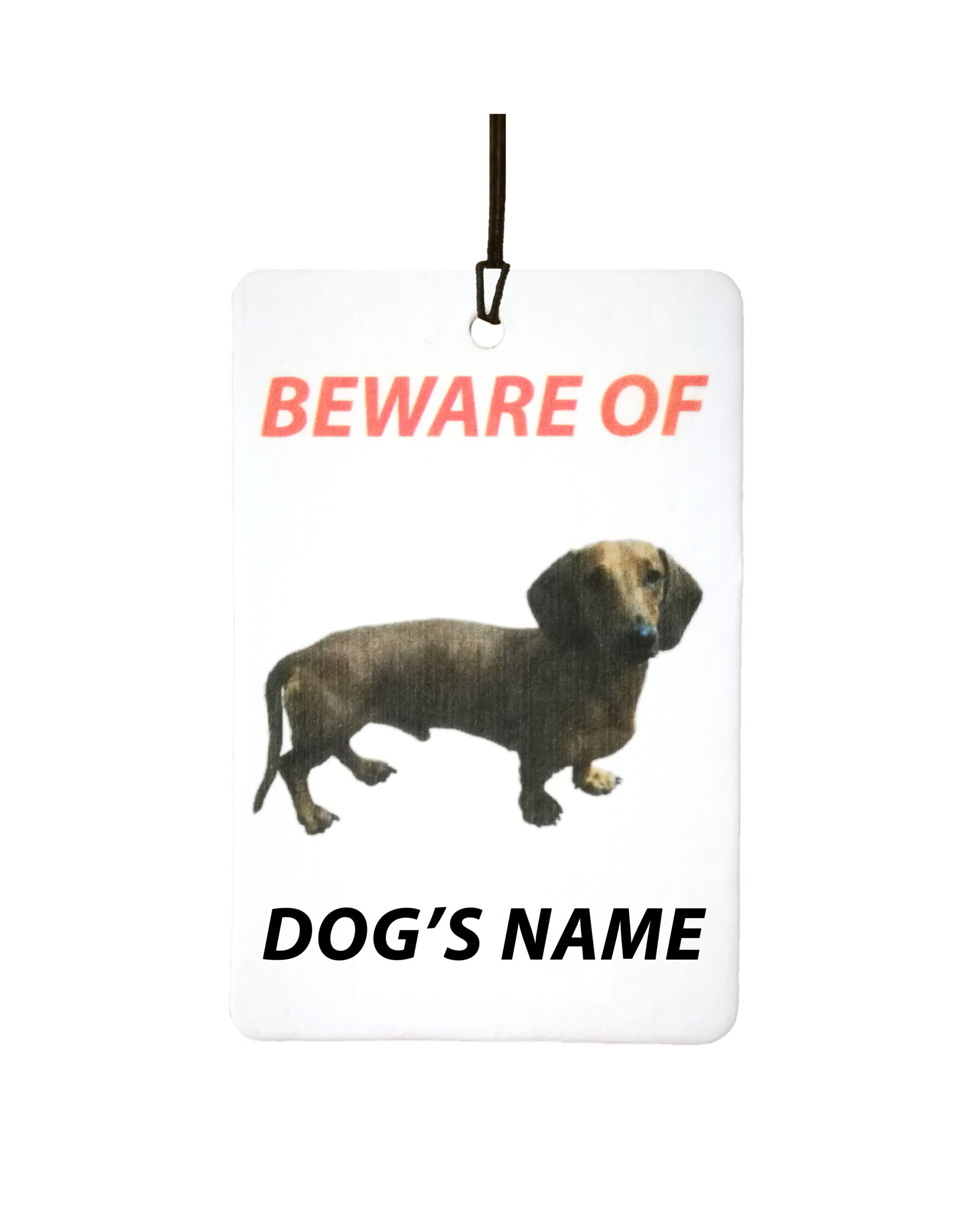Personalised Dog's Name Dachshund