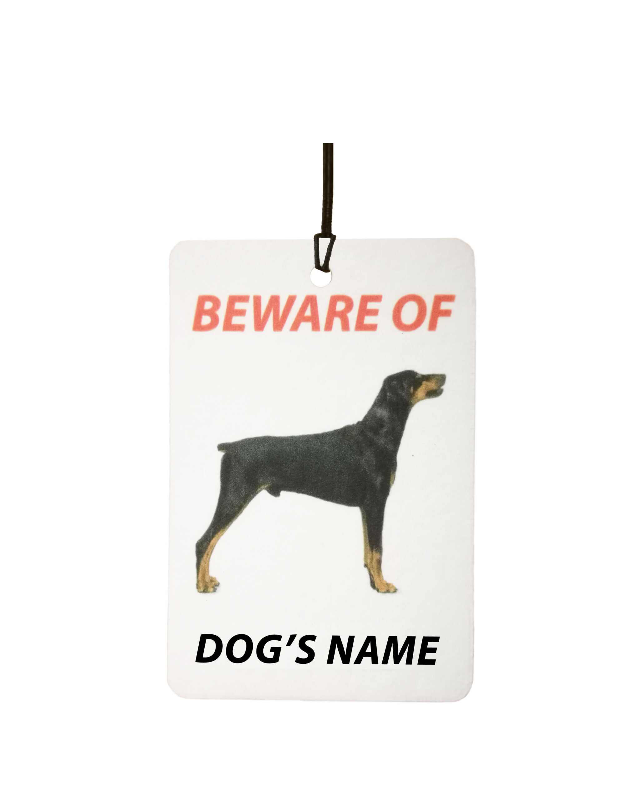 Personalised Dog's Name Doberman