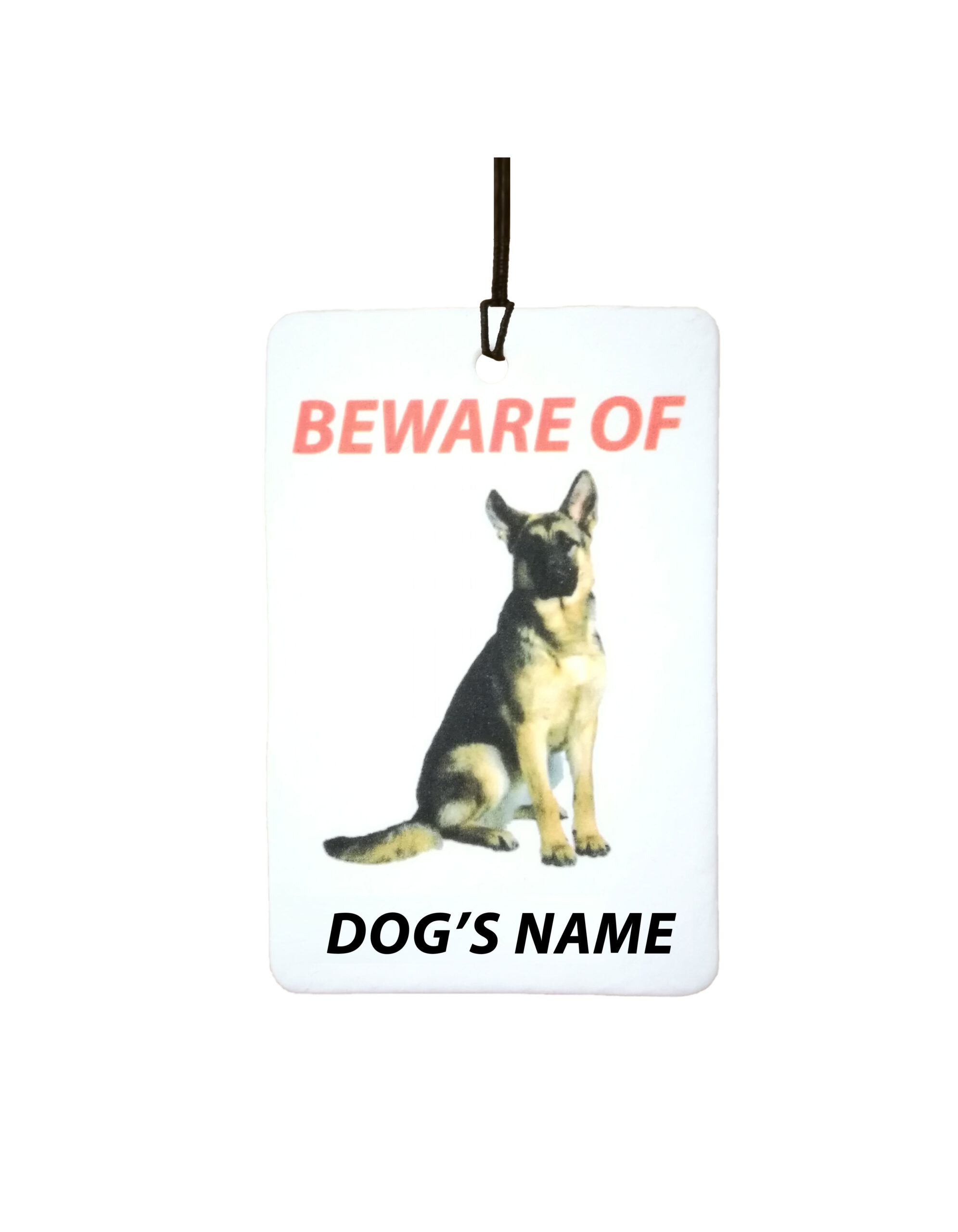Personalised Dog's Name German Shepard