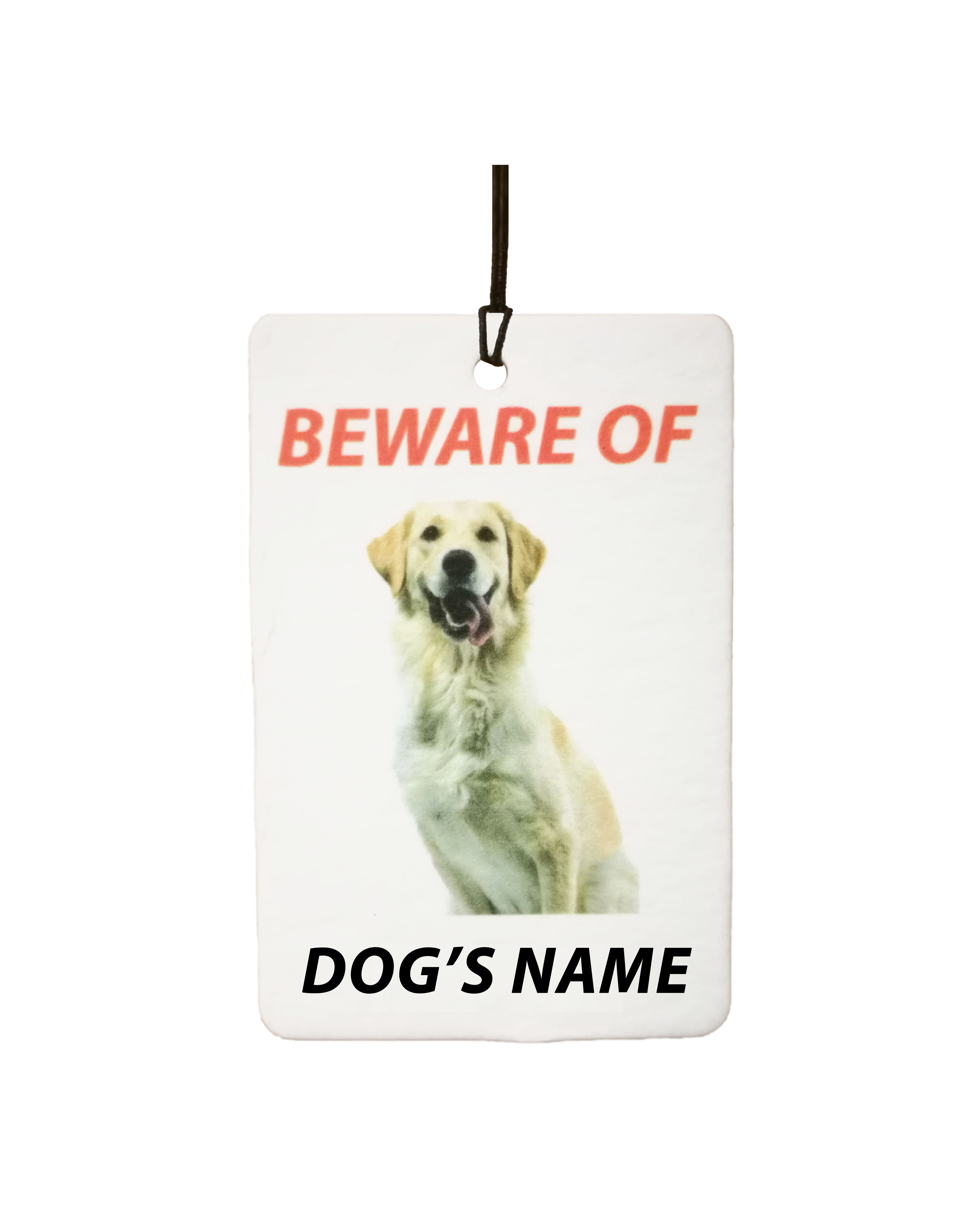 Personalised Dog's Name Golden Retriever