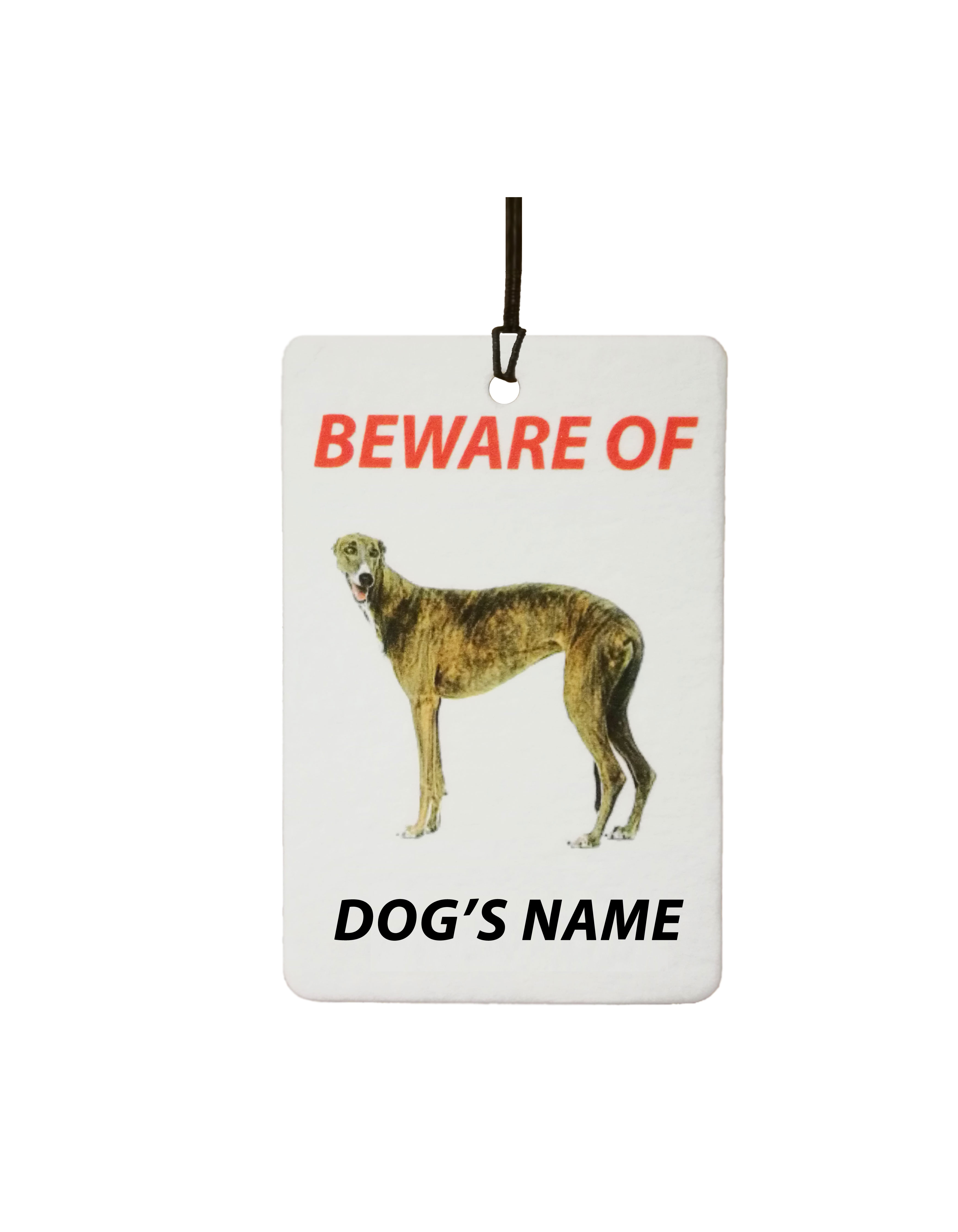 Personalised Dog's Name Greyhound