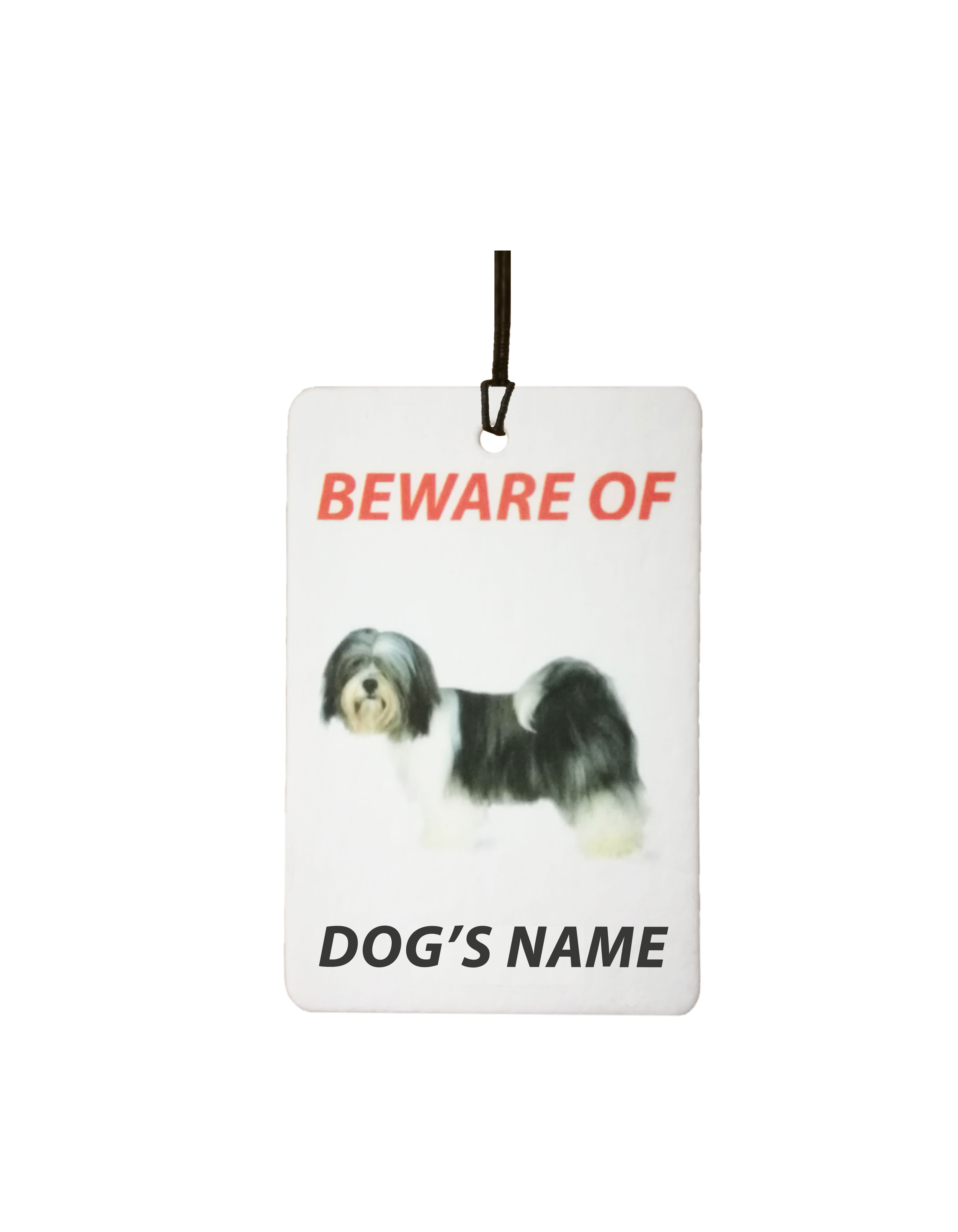 Personalised Dog's Name Lhasa Apso