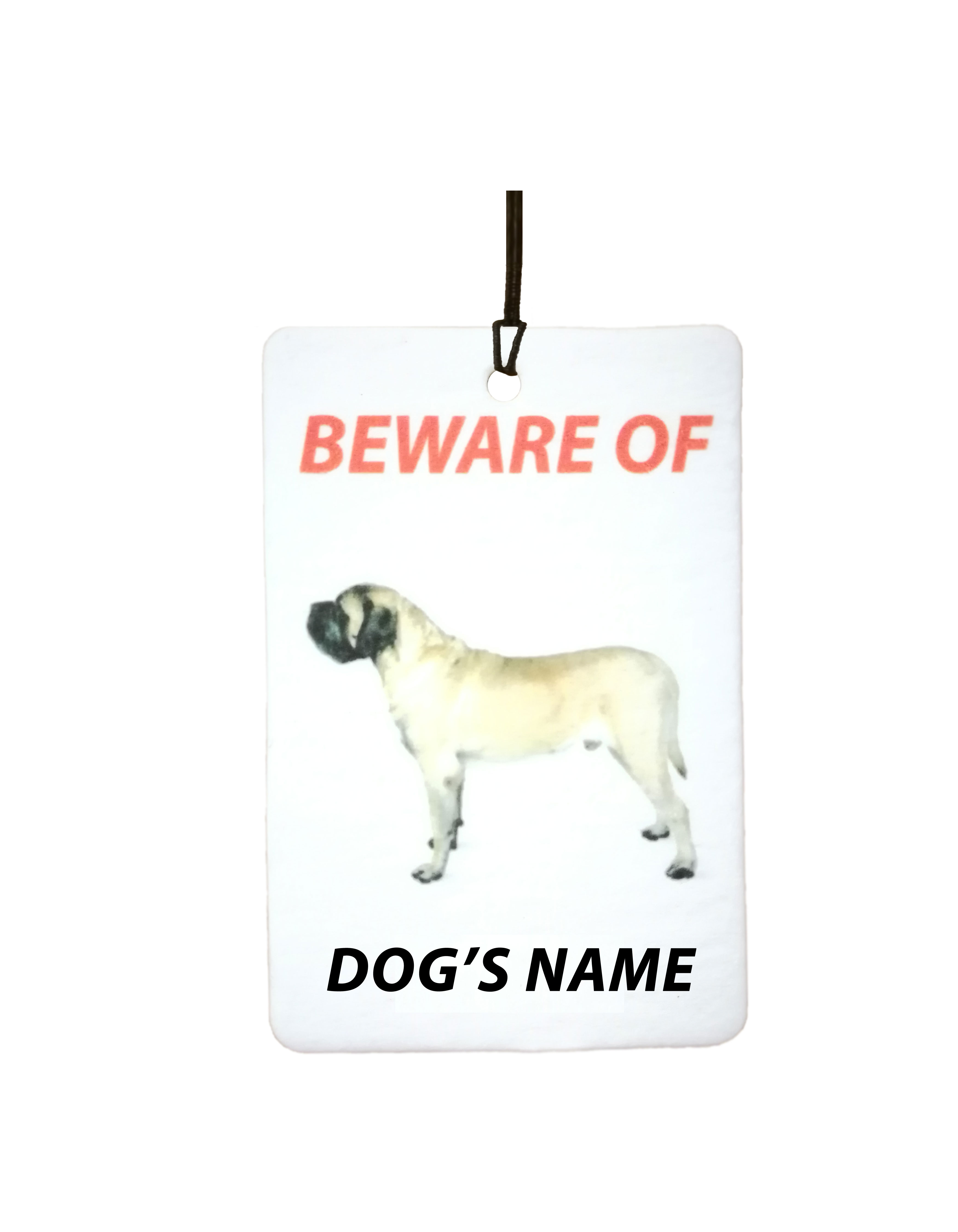Personalised Dog's Name Mastiff
