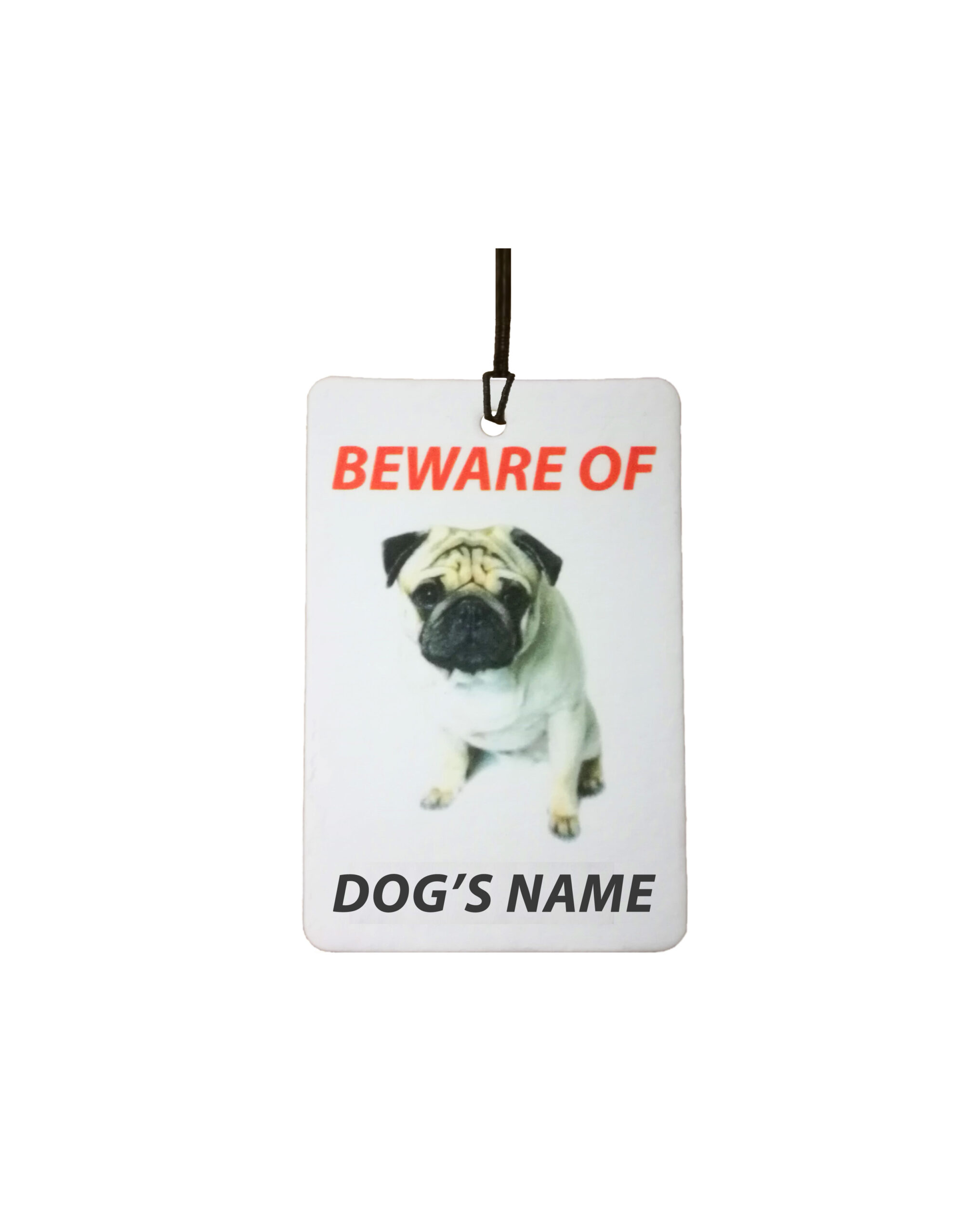 Personalised Dog's Name Pug