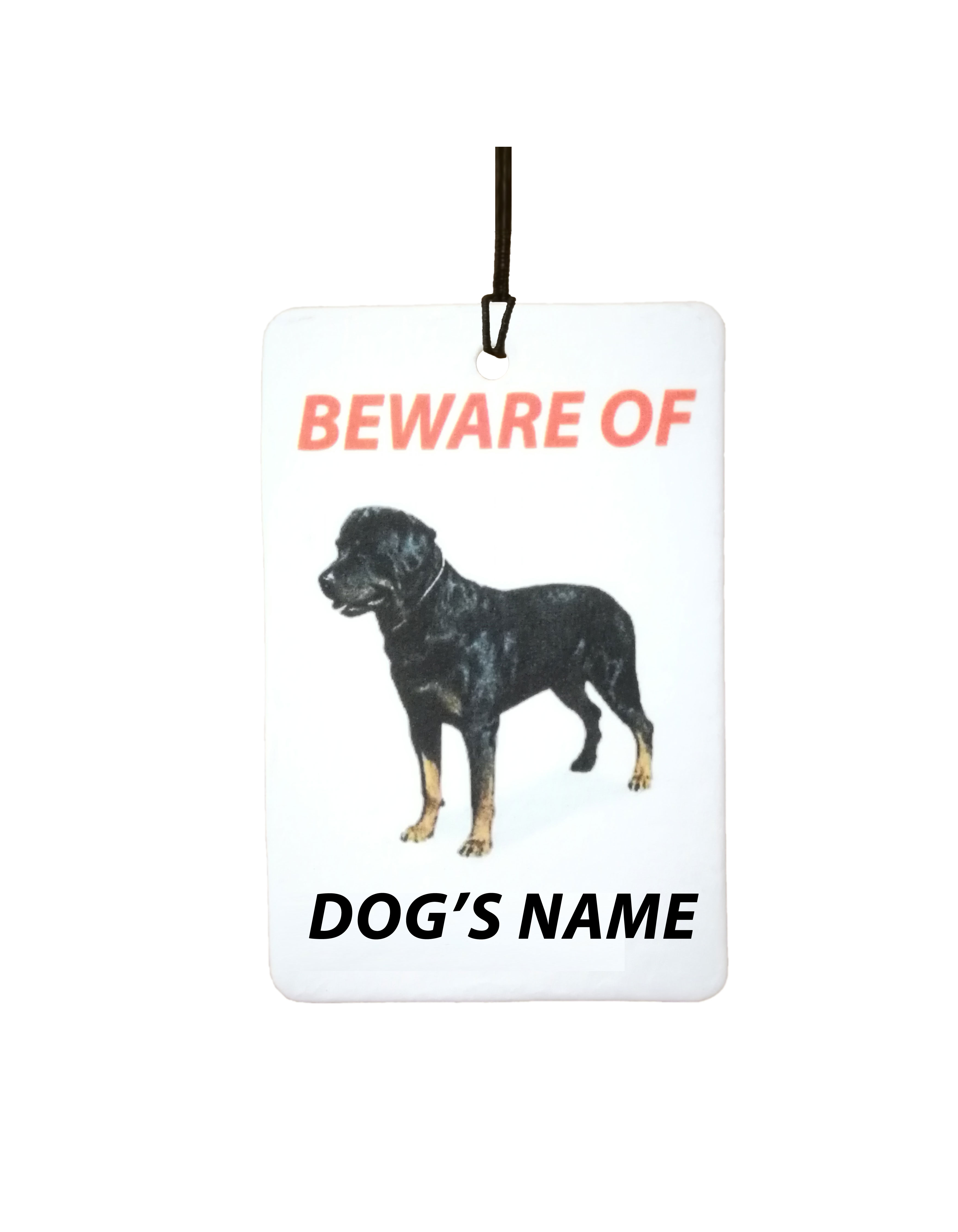Personalised Dog's Name Rottweiler