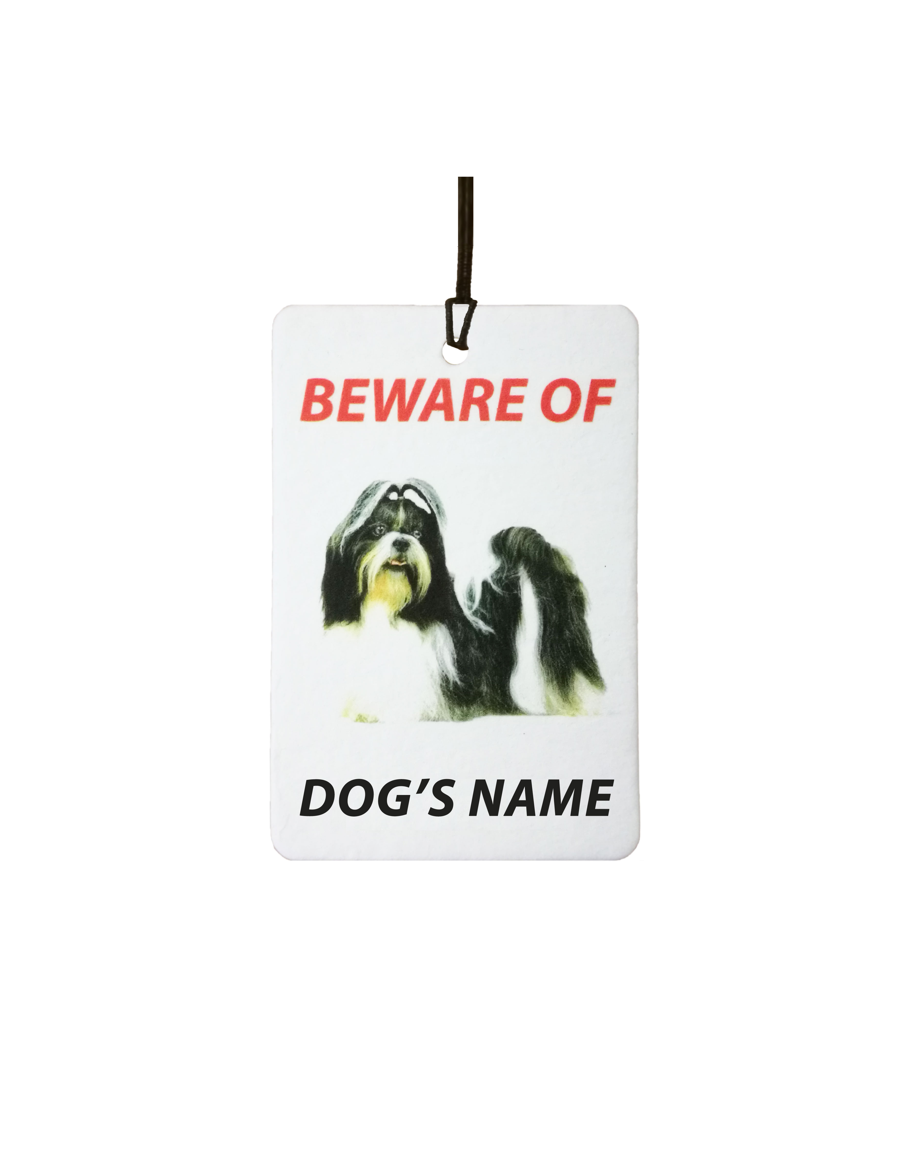 Personalised Dog's Name Shih Tzu