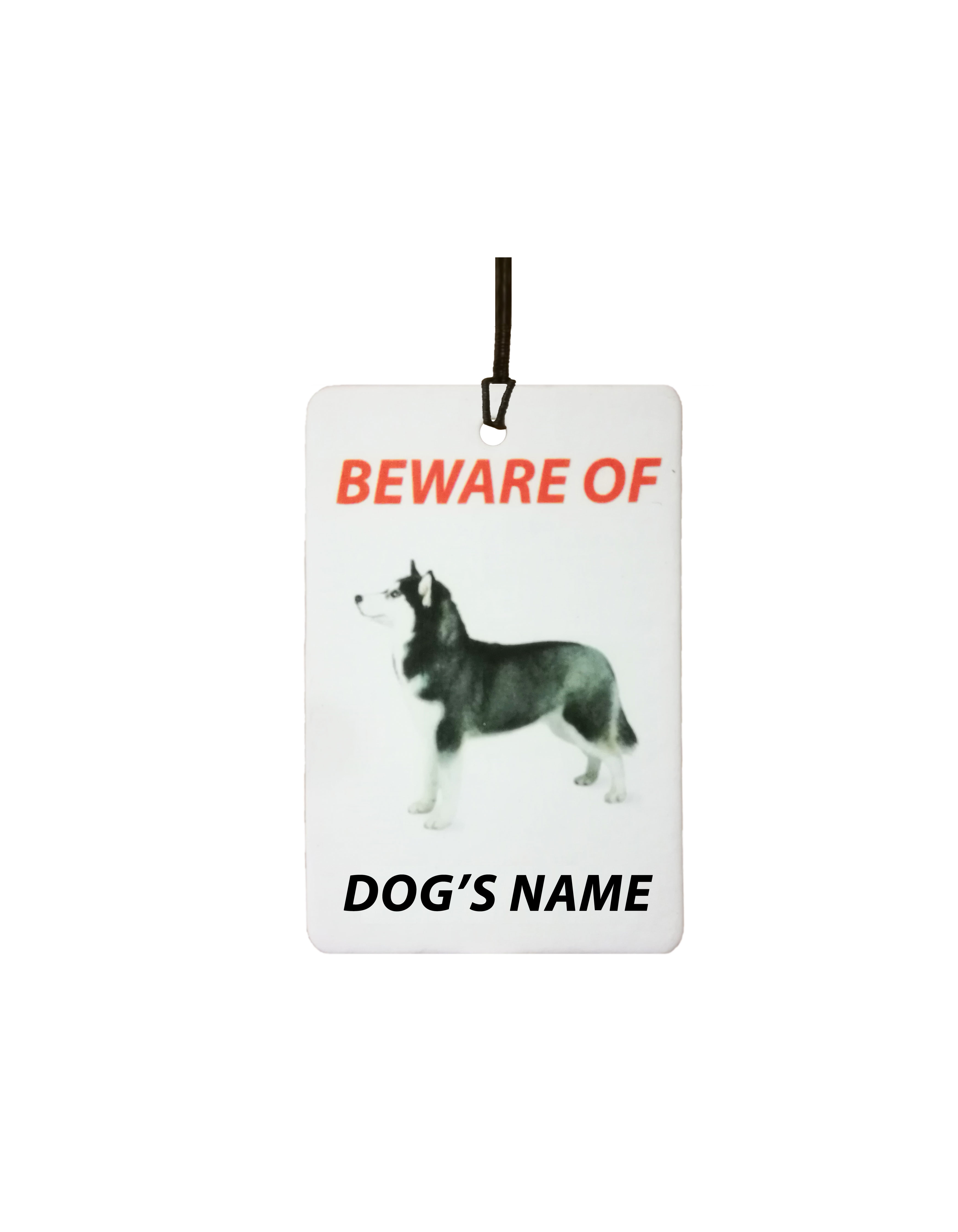 Personalised Dog's Name Siberian Husky