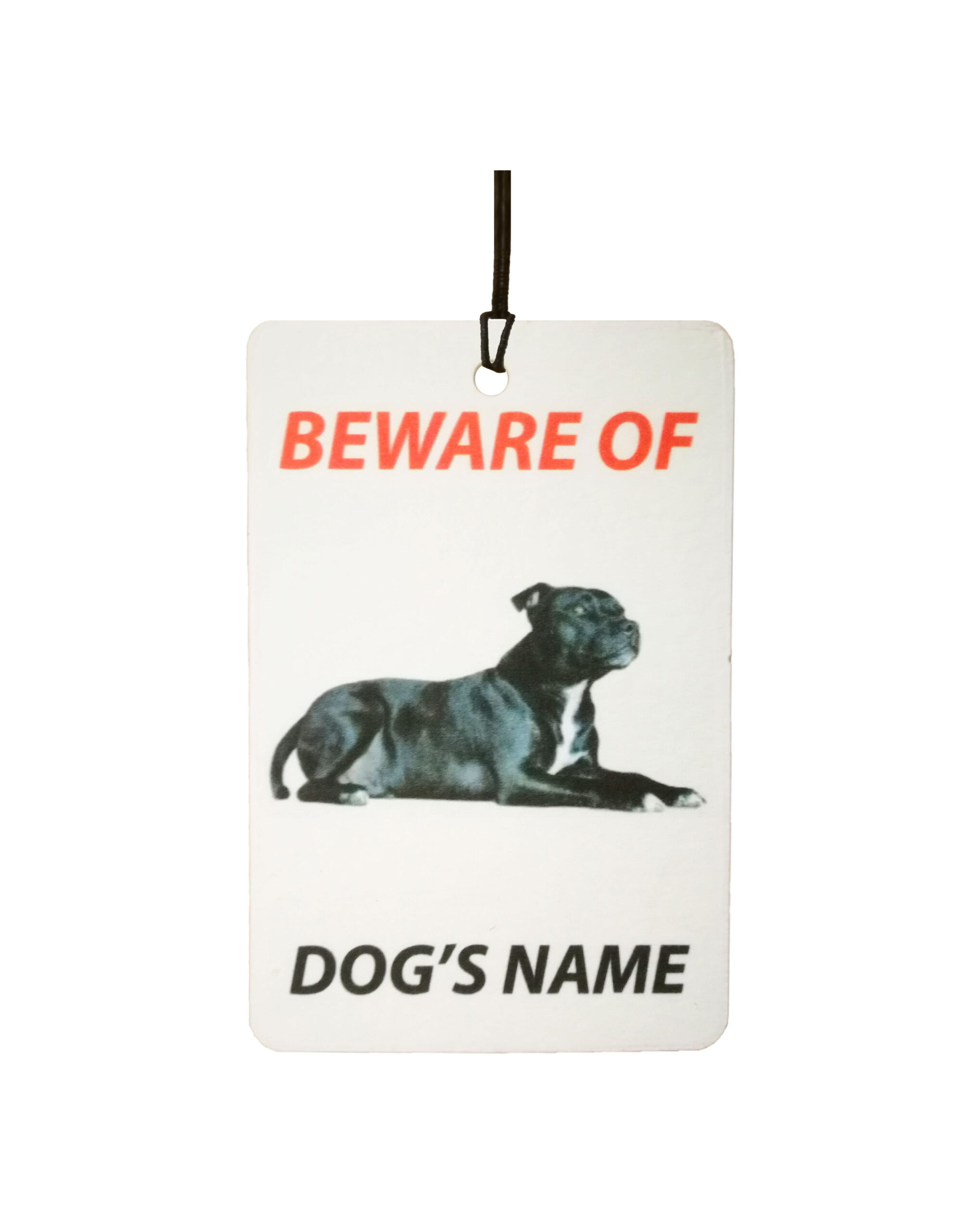 Personalised Dog's Name Staffordshire Bull Terrier
