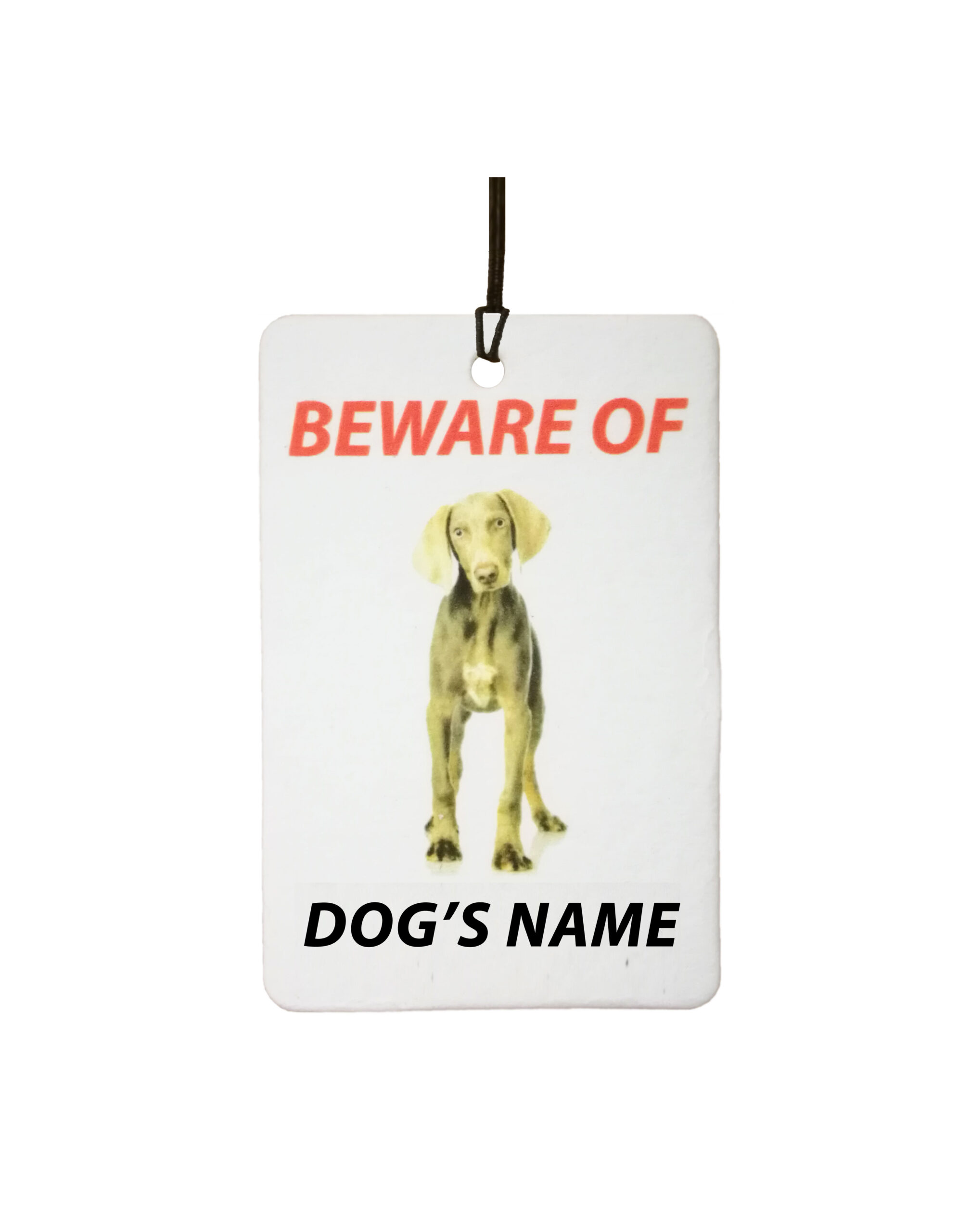 Personalised Dog's Name Weimaraner