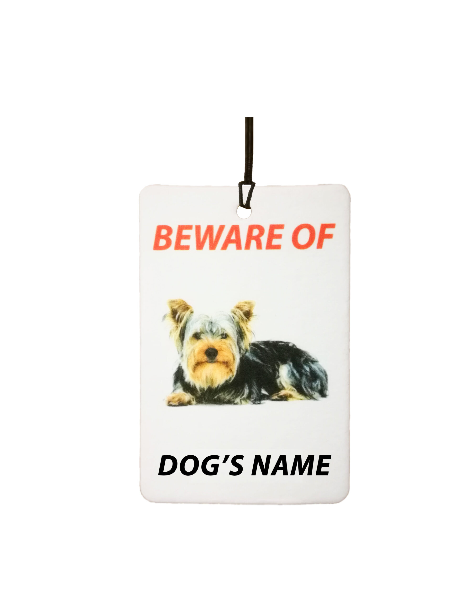 Personalised Dog's Name Yorkshire Terrier