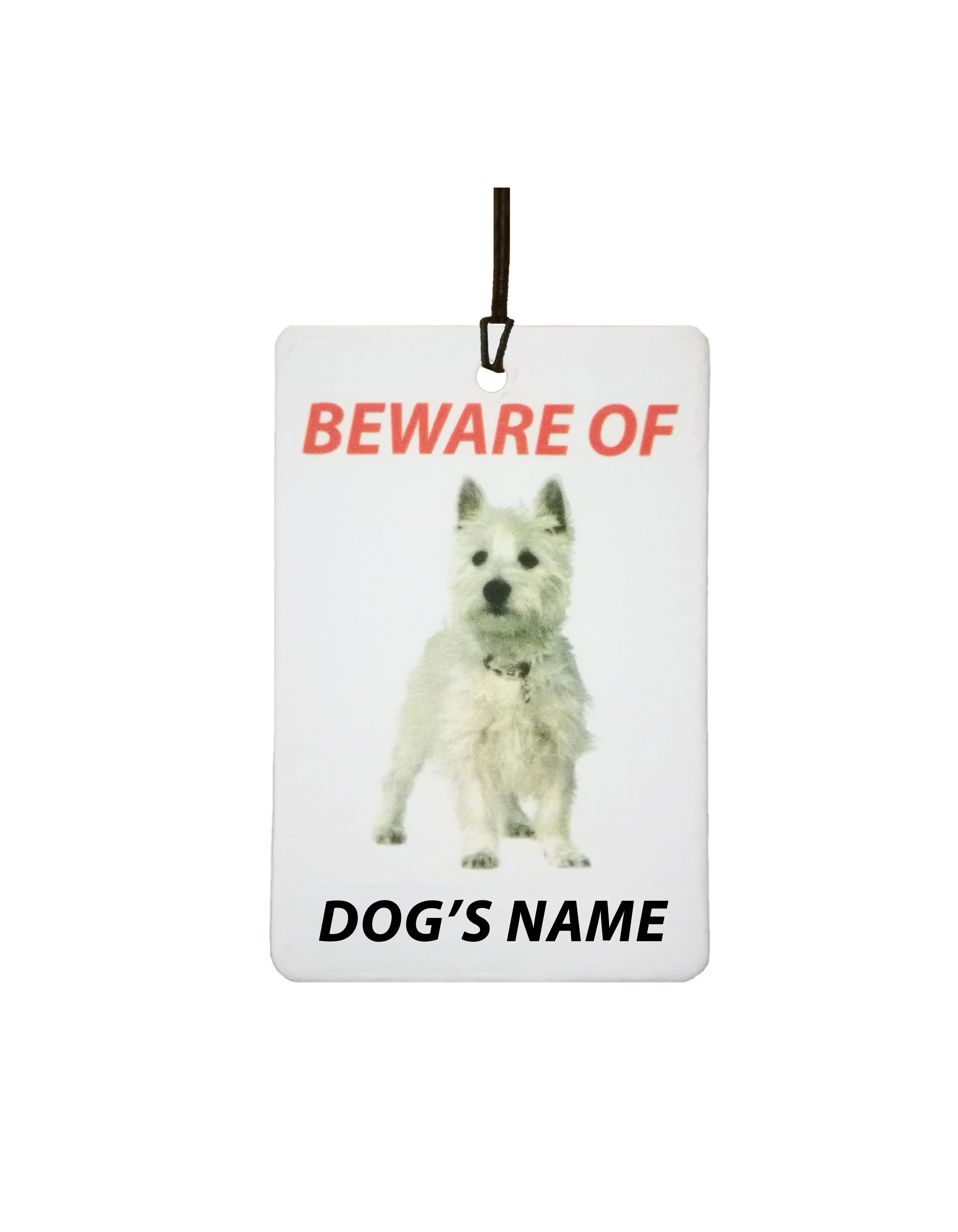 Personalised Dog's Name West Highland Terrier