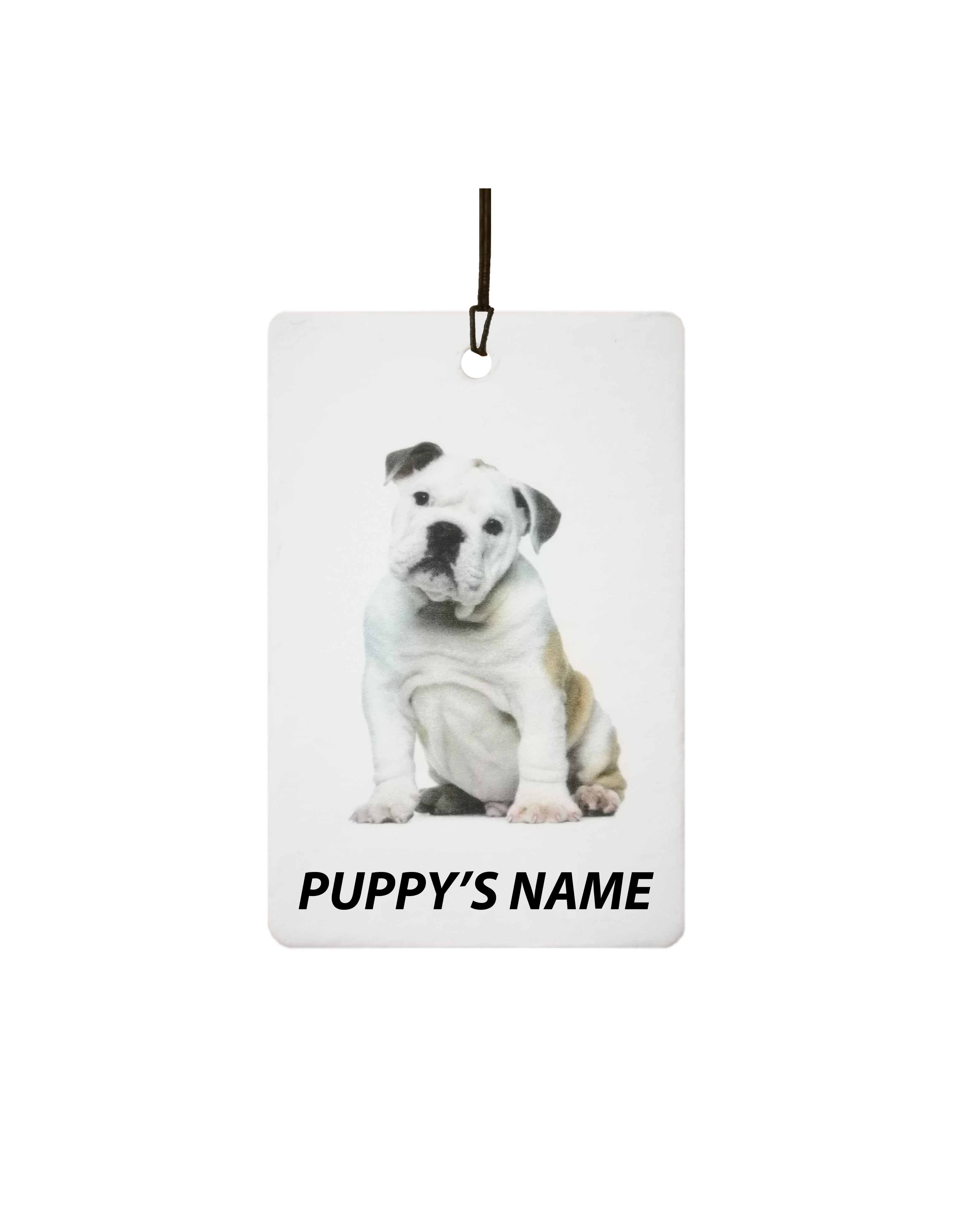Personalised British Bulldog Puppy