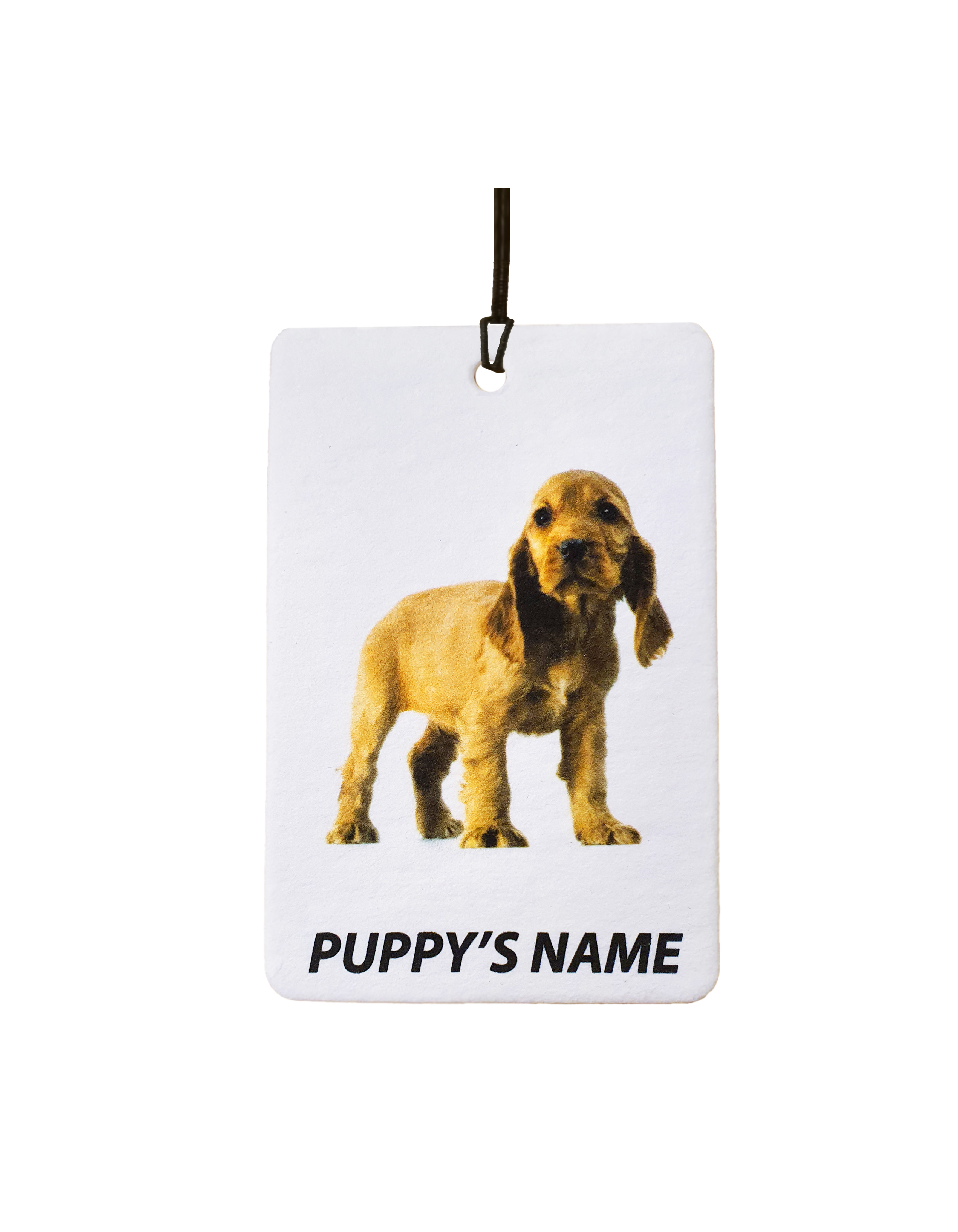Personalised Cocker Spaniel Puppy