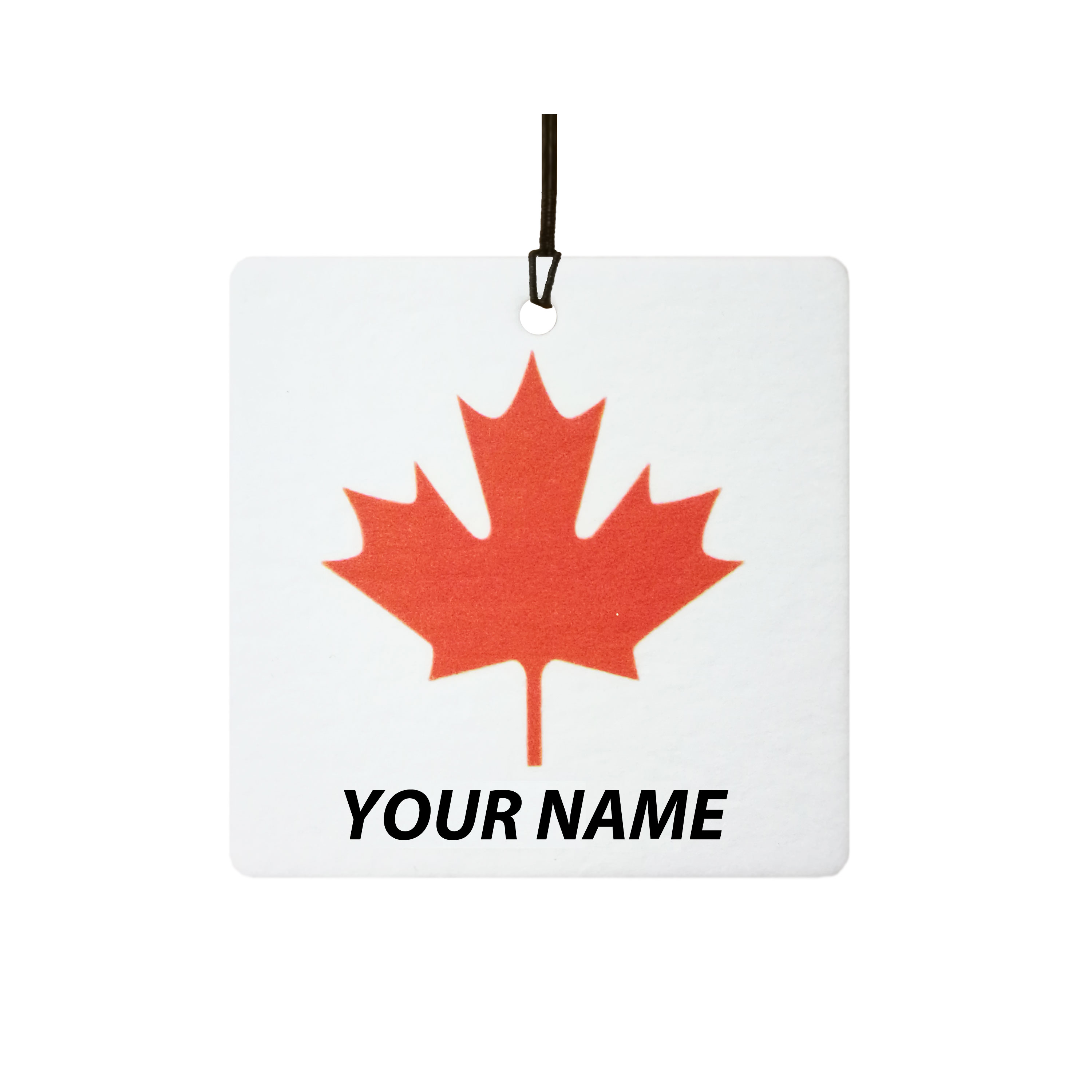 Personalised Canadian Maple Leaf