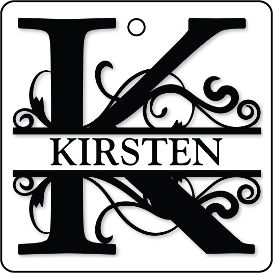 K - Custom Monogram