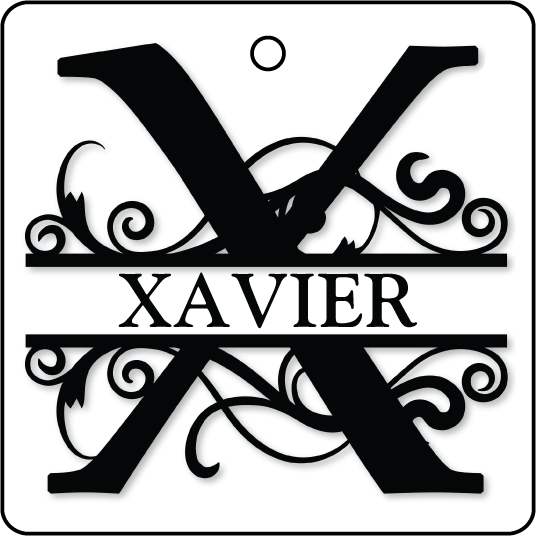 X - Custom Monogram
