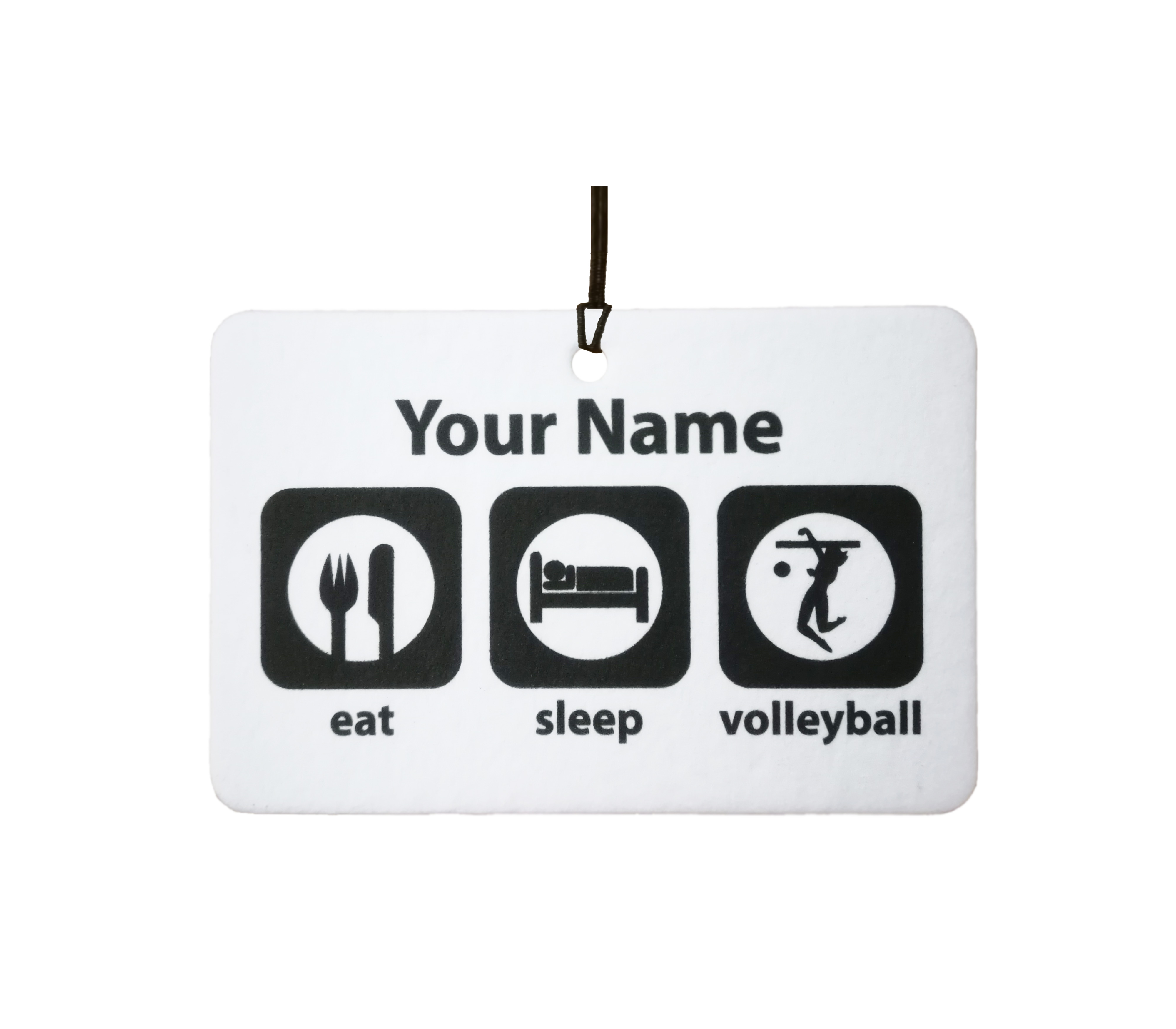 Personalised Eat Sleep Volleyball