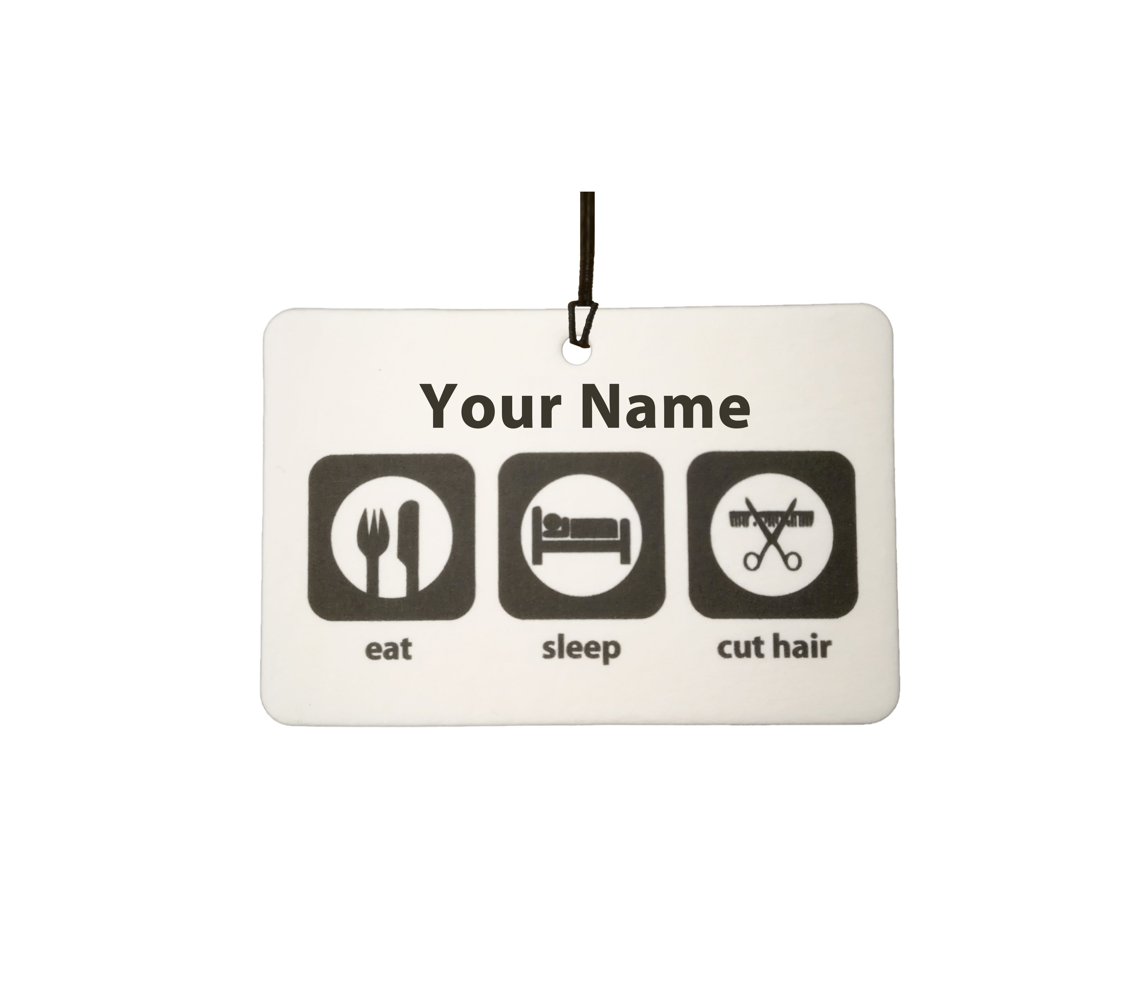 Personalised Eat Sleep Cut Hair