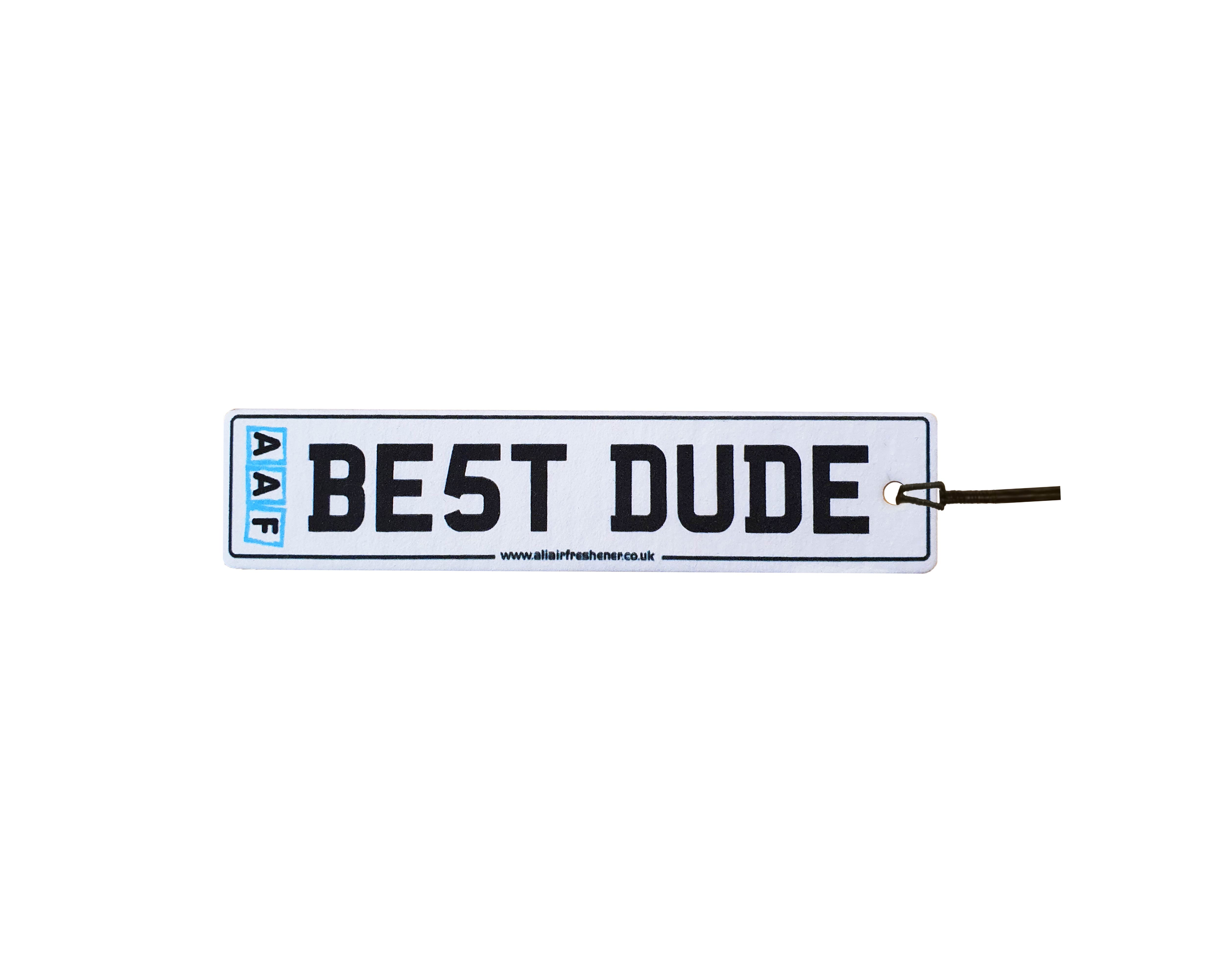 AAF - BEST DUDE Number Plate
