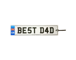 Union Jack - Best Dad Number Plate