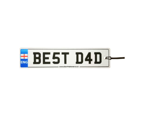 England - Best Dad Number Plate