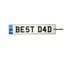 Cymru Wales - Best Dad Number Plate