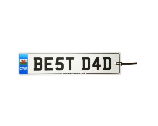 Cymru Wales - Best Dad Number Plate