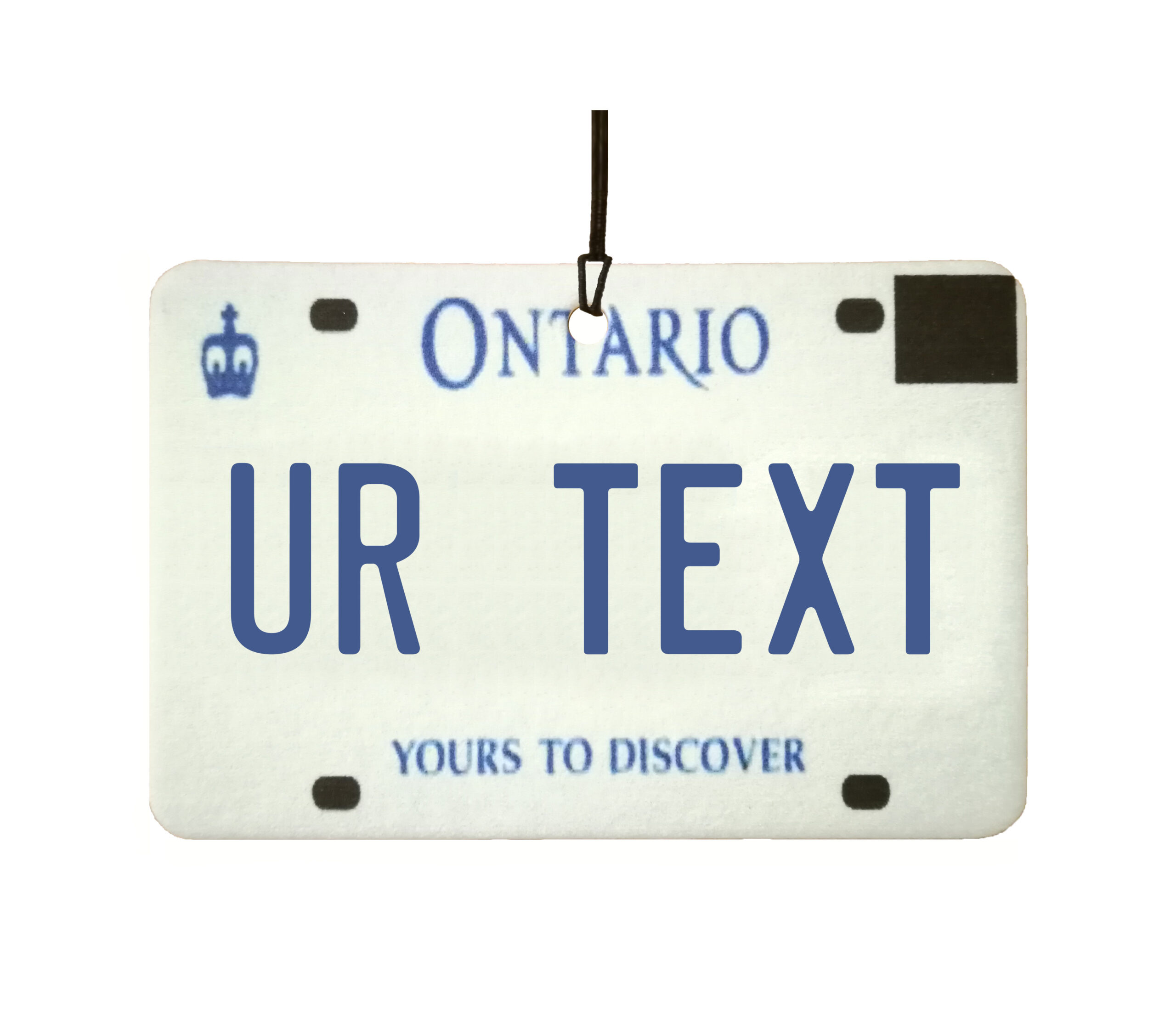 Personalised Ontario License Plate
