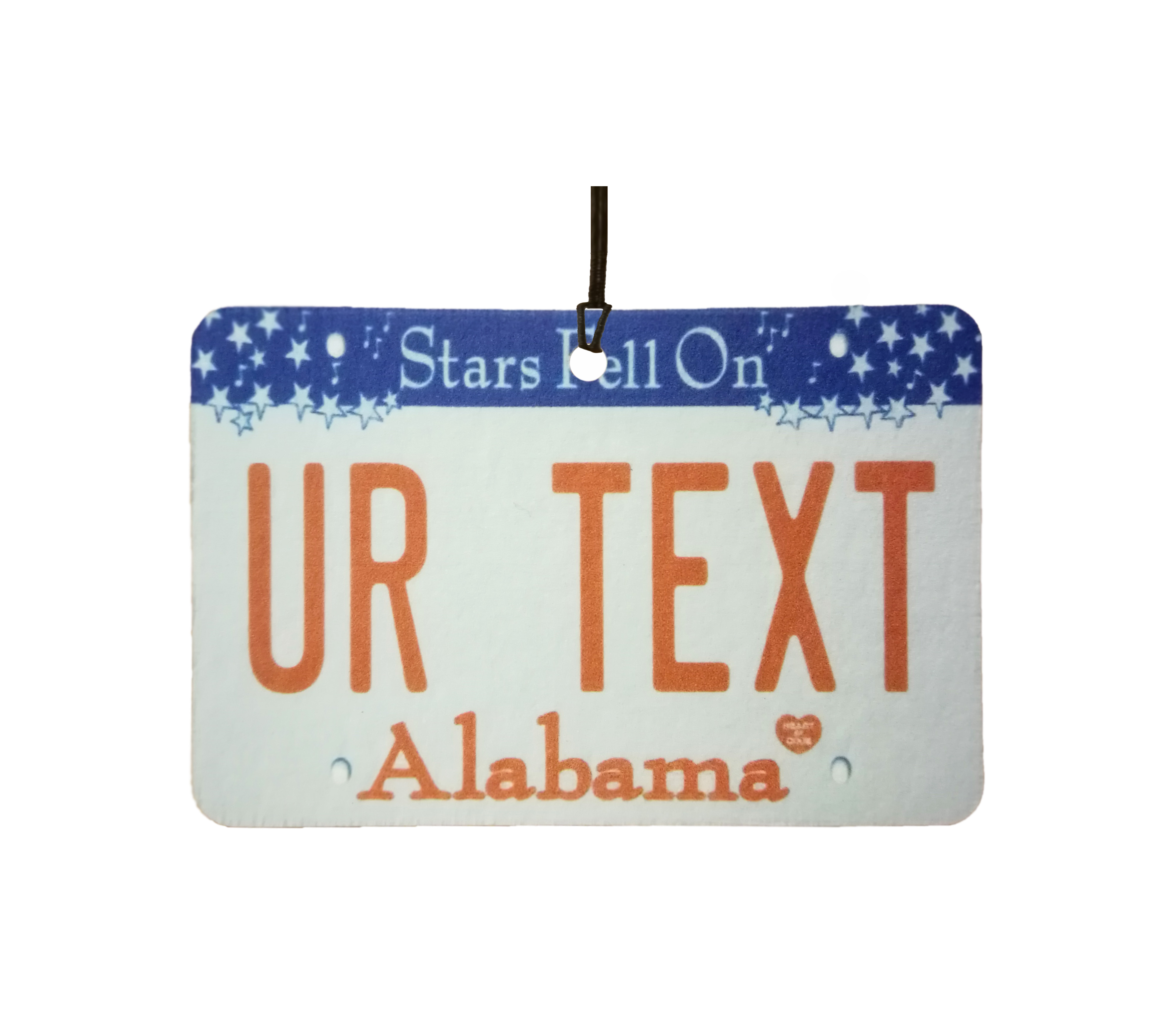 Personalised Alabama License Plate