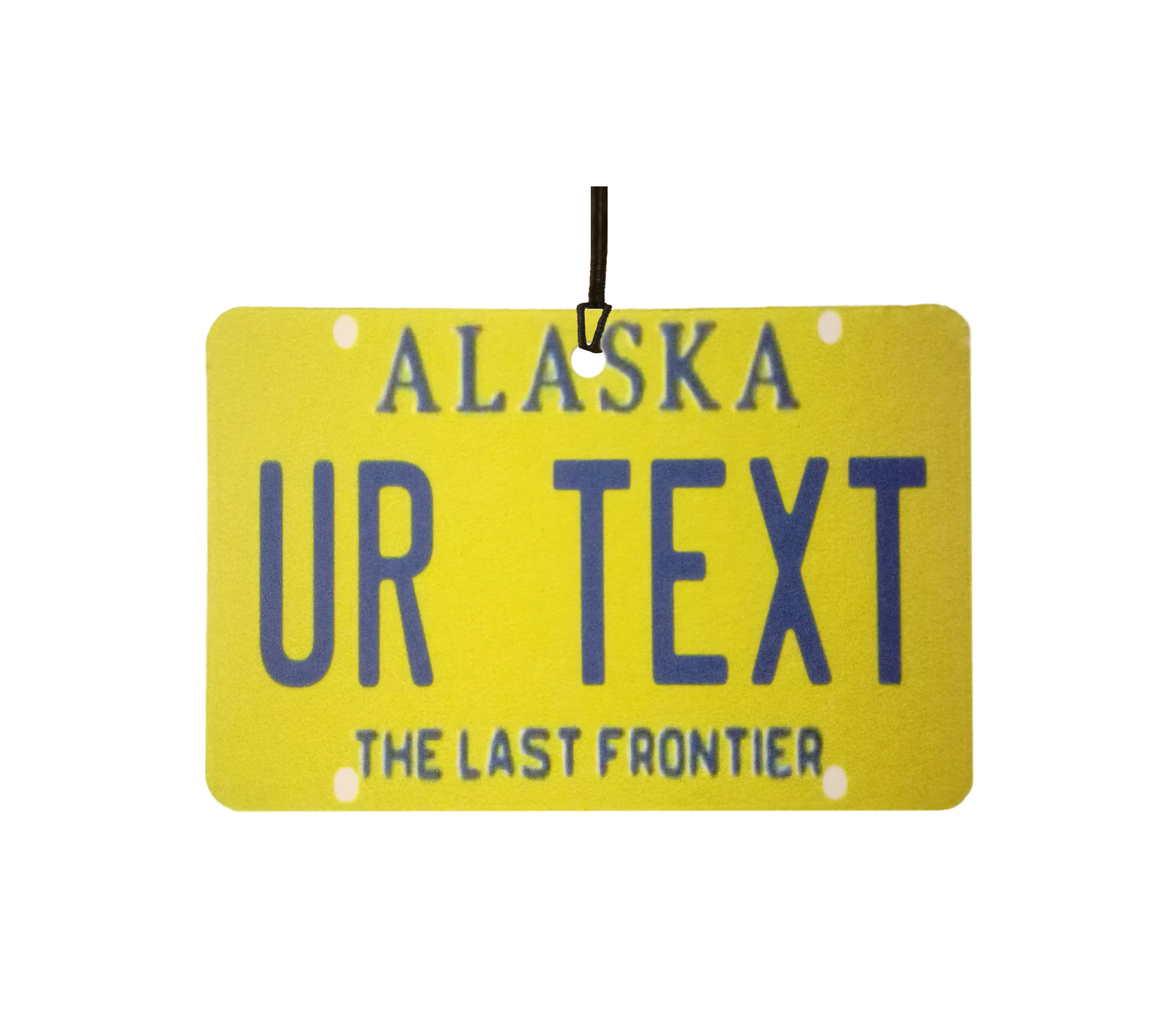 Personalised Alaska License Plate