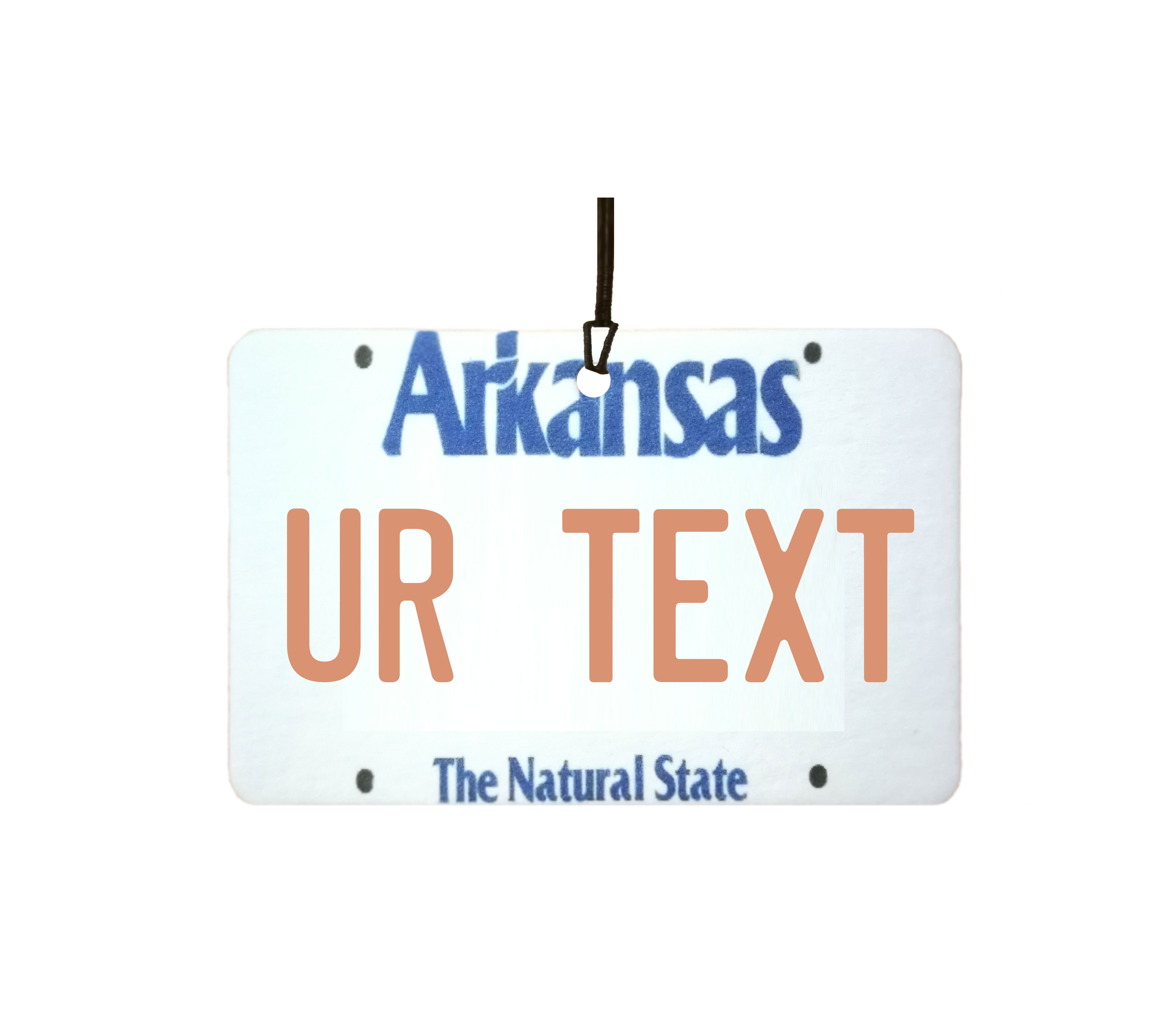 Personalised Arkansas License Plate