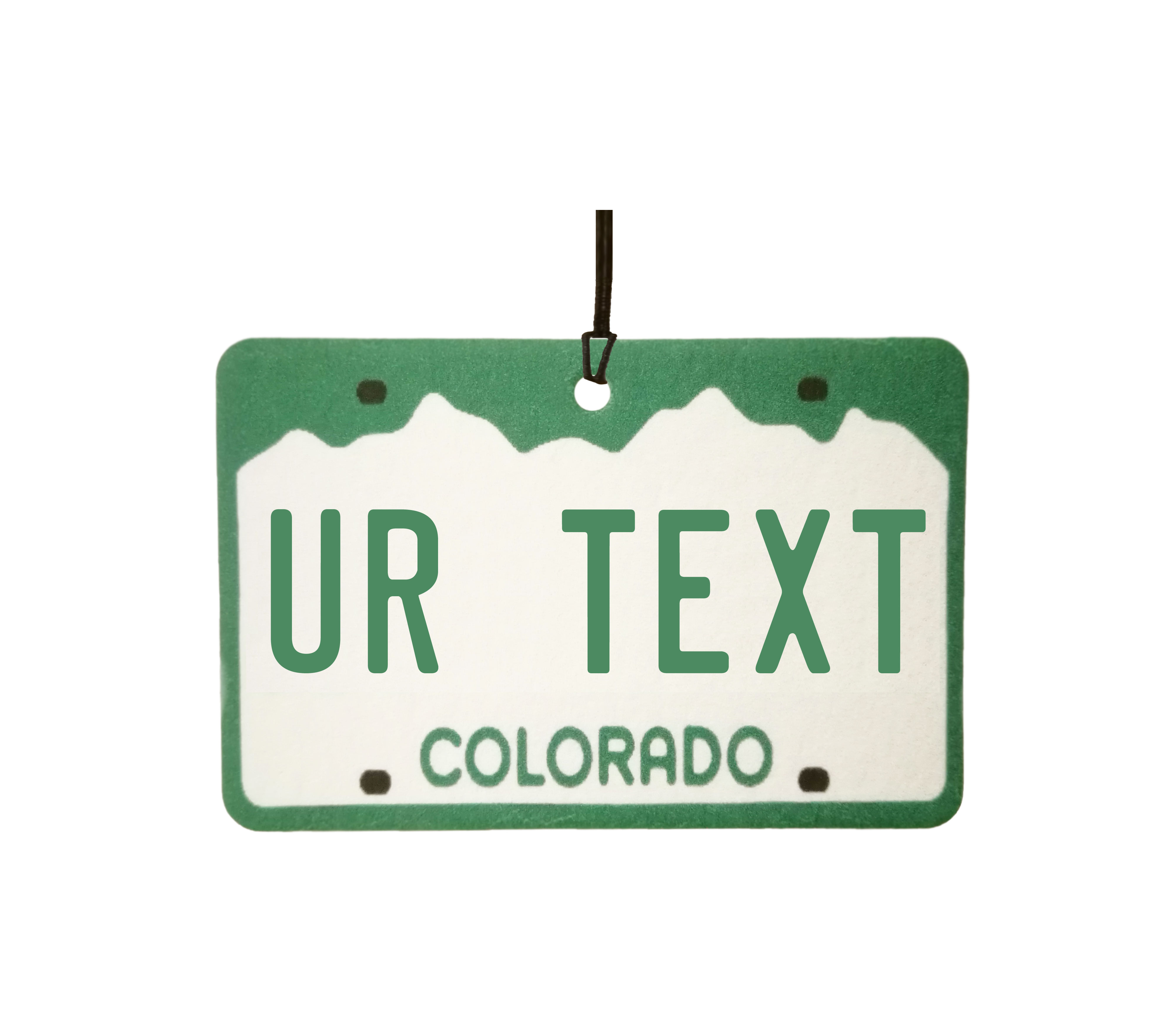 Personalised Colorado License Plate
