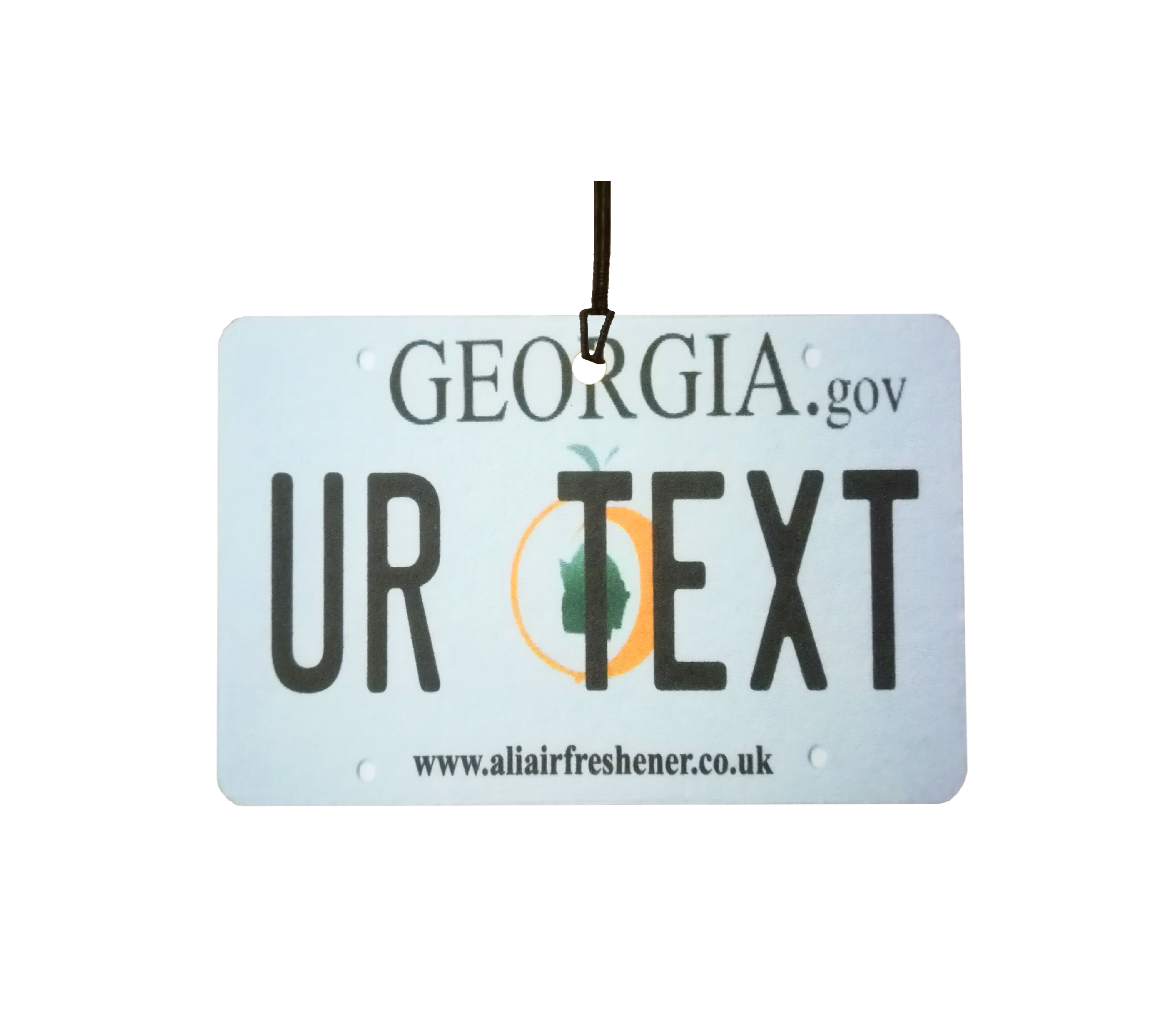 Personalised Georgia License Plate