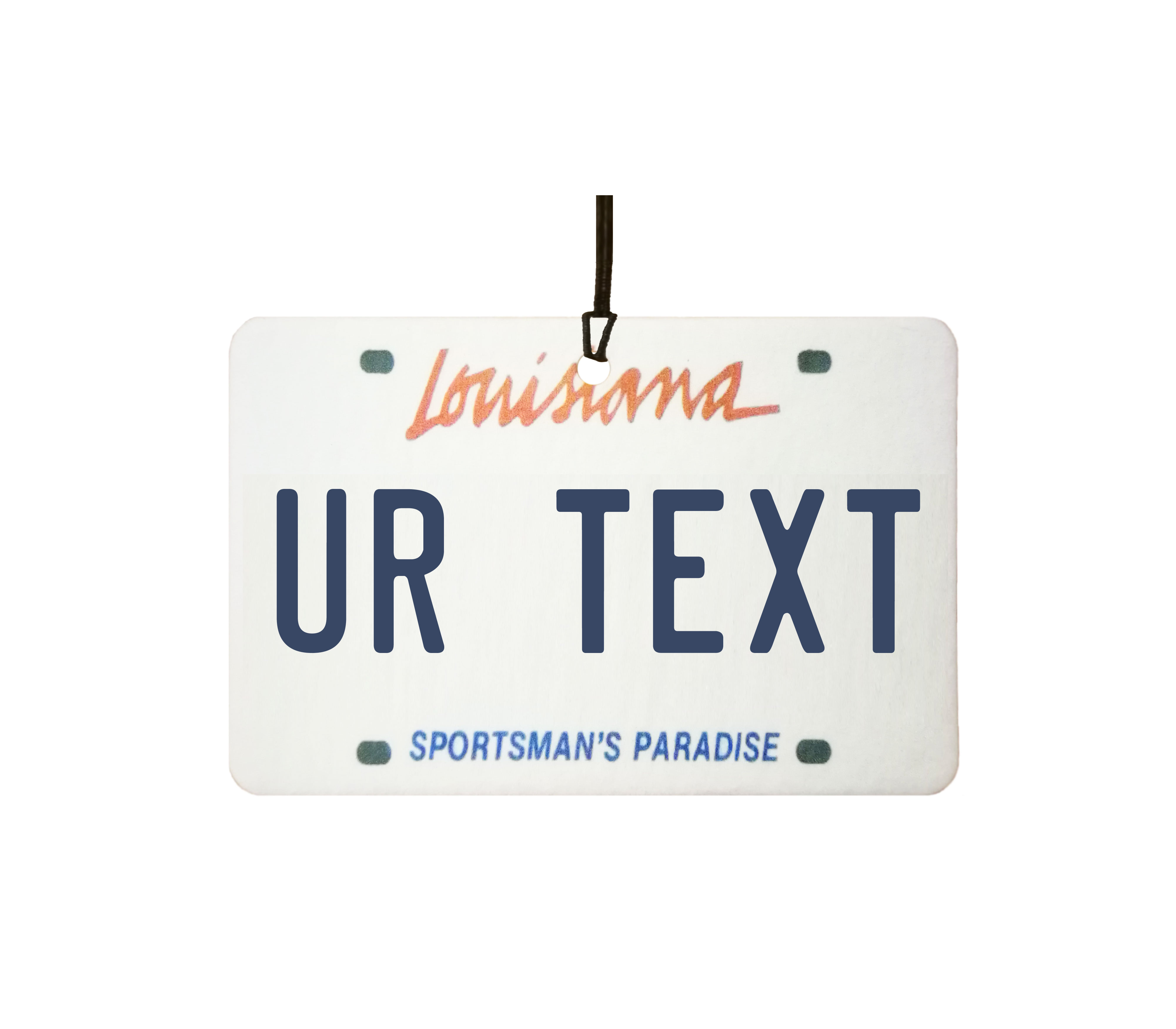 Personalised Louisiana License Plate