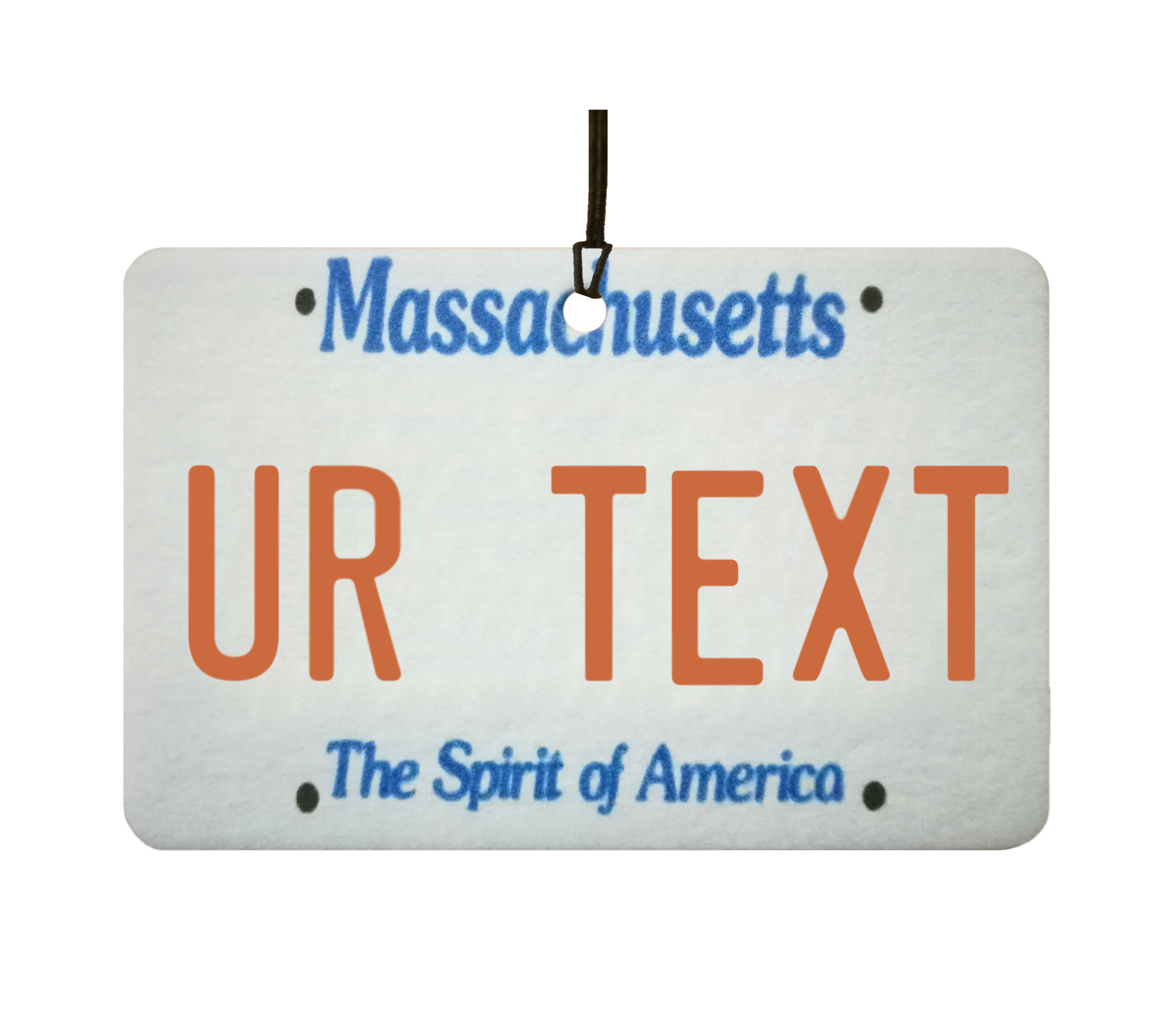 Personalised Massachusetts License Plate